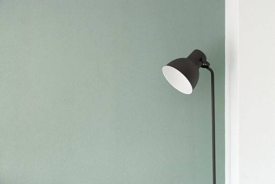 minimalist aesthetic lamp, sleek black floor lamp, white interior, SD Desktop Wallpaper