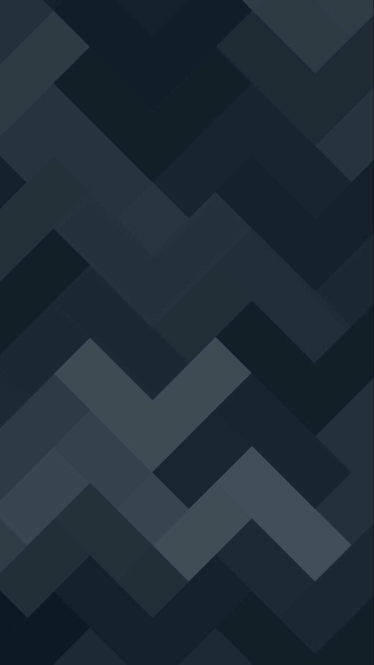 dark chevron patterns, minimalist android, dark blue, Full HD Phone Wallpaper