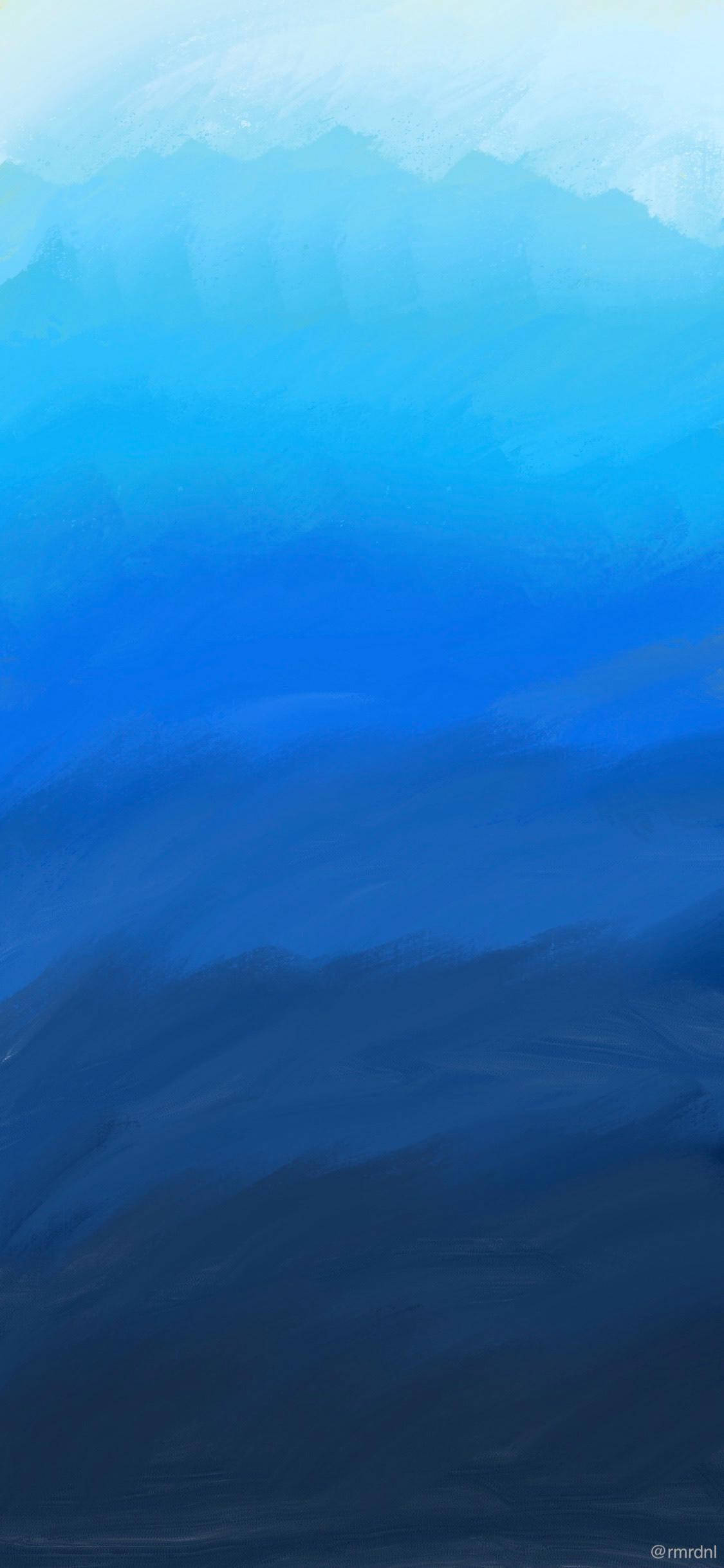 ocean blues, light sky, deep navy, Full HD Phone Wallpaper