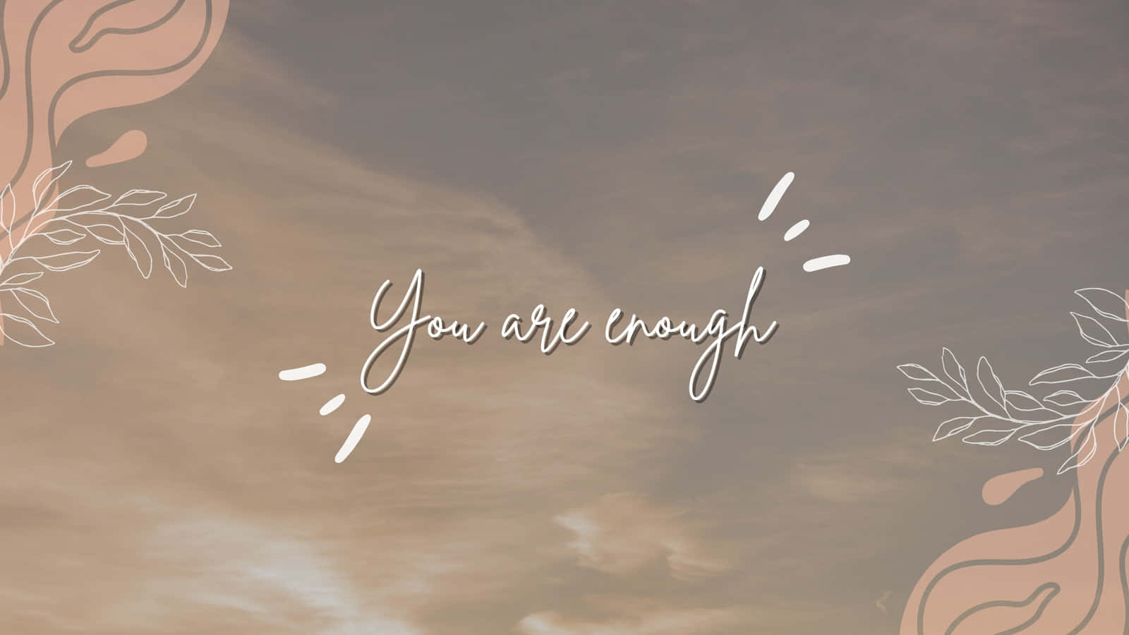 Minimalist Bible, beige sky, white cursive text, HD Desktop Wallpaper