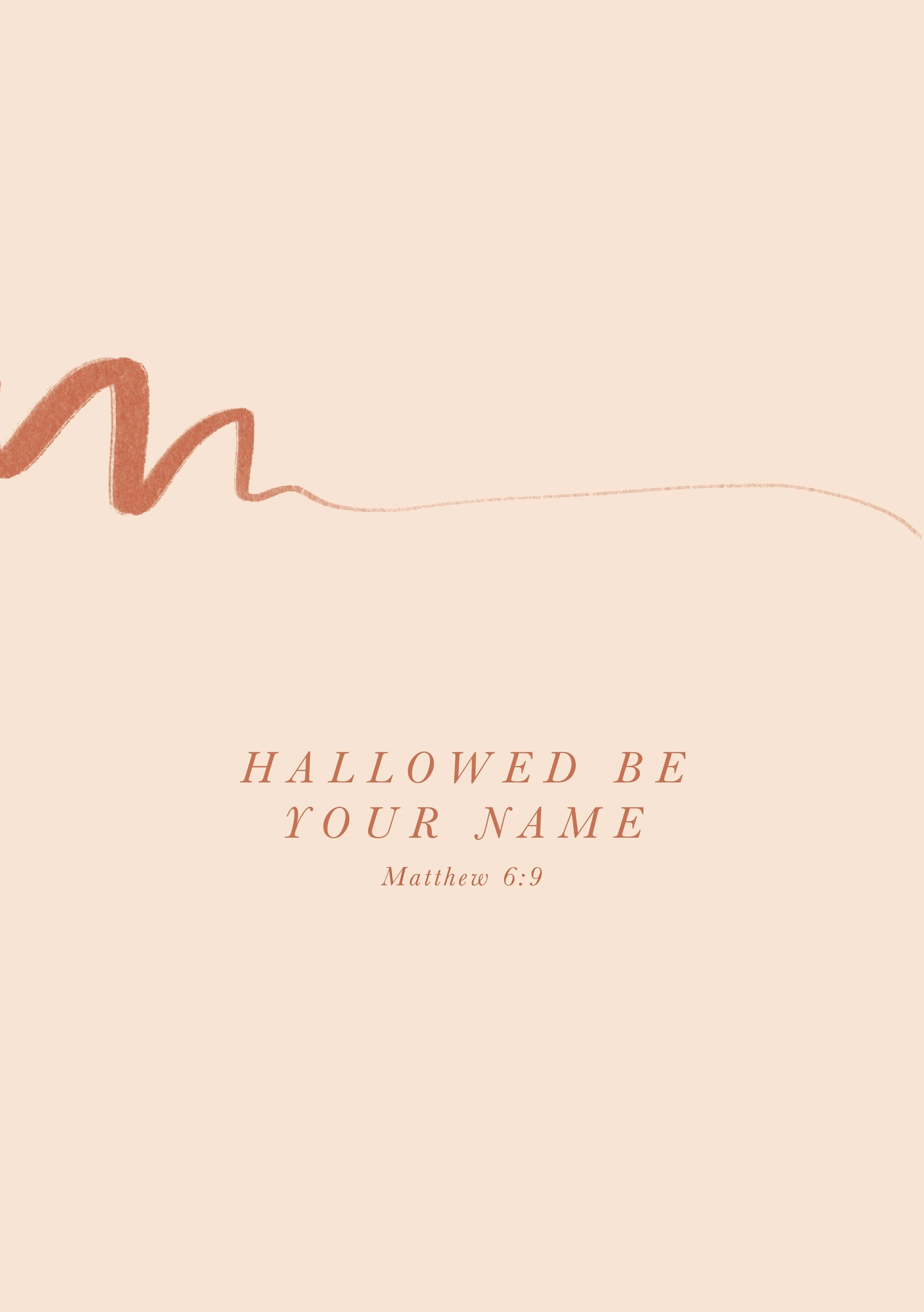Minimalist Bible, beige background, copper script, 4K Phone Wallpaper