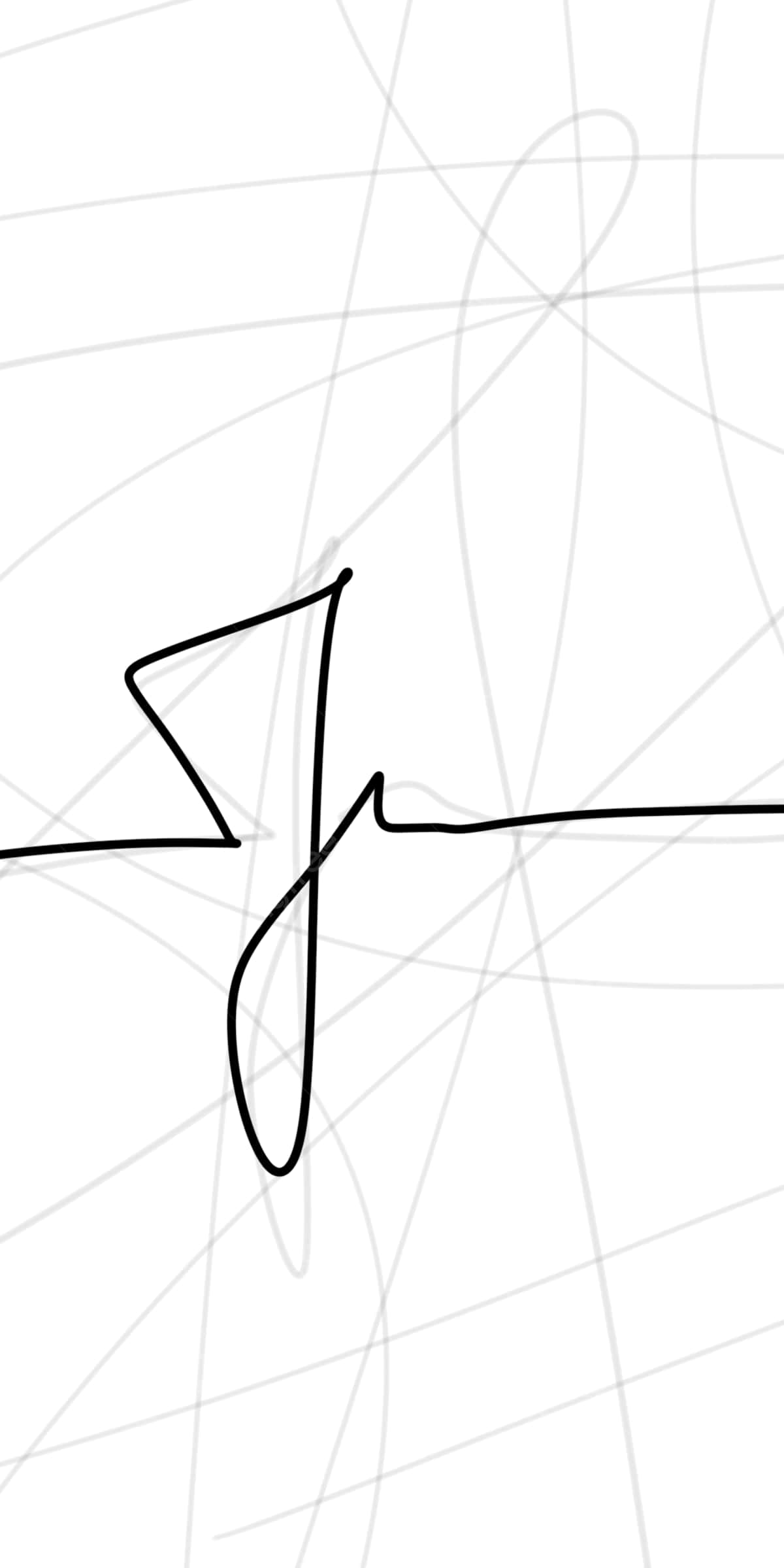 minimalist black and white, black signature, white background, Full HD Phone Wallpaper