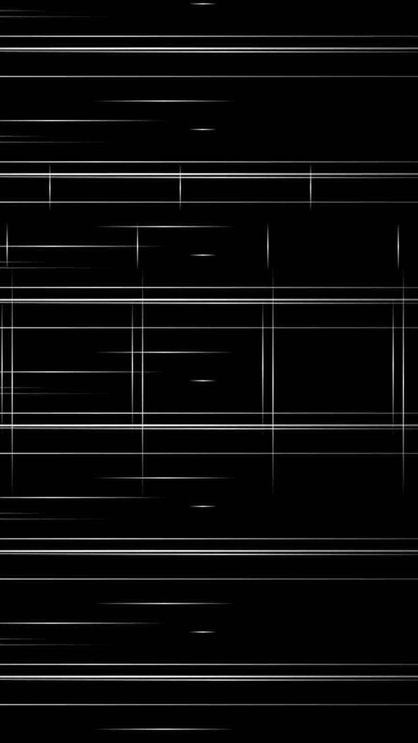 glitched lines, minimalist black phone, abstract black background, 2K Phone Wallpaper