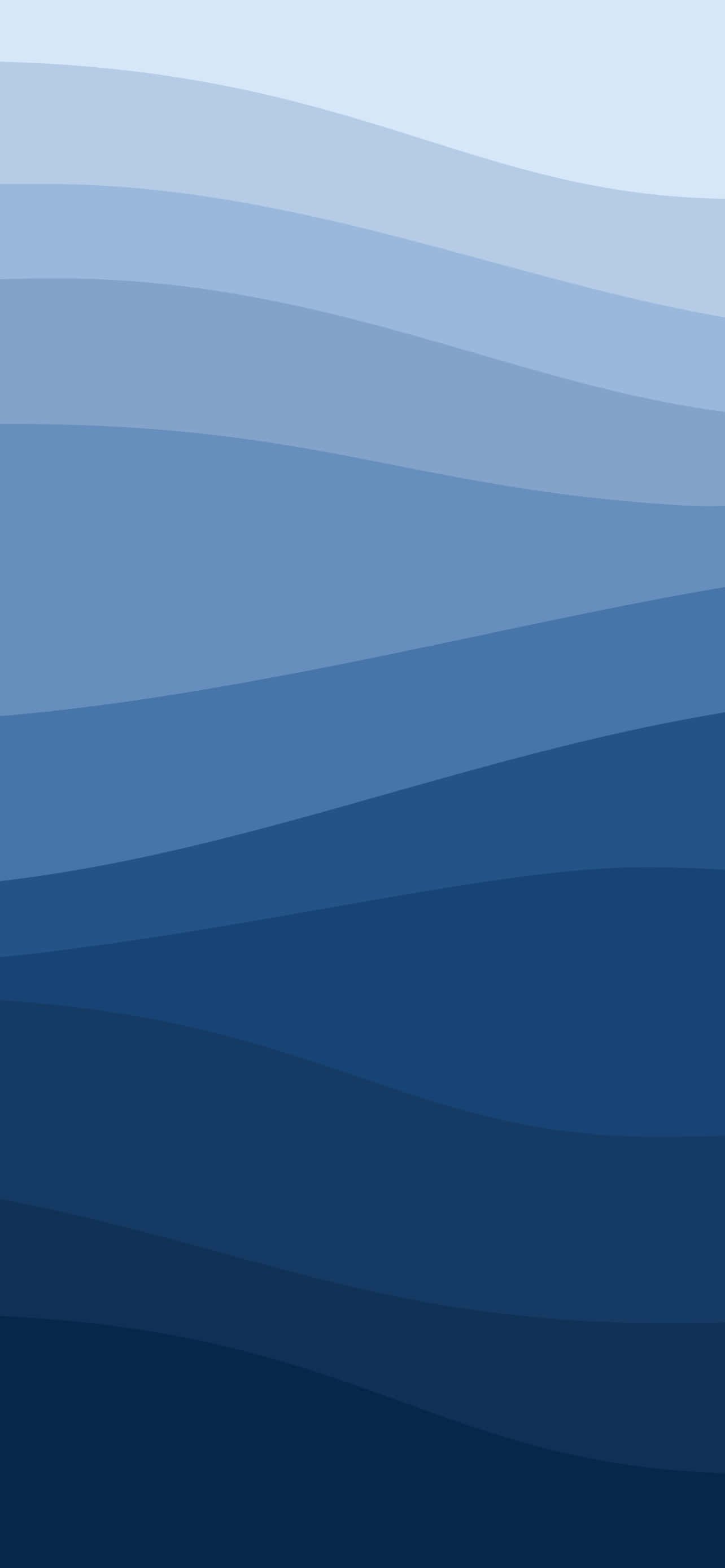 minimalist blue, blue, smooth gradient waves, 2K Phone Wallpaper