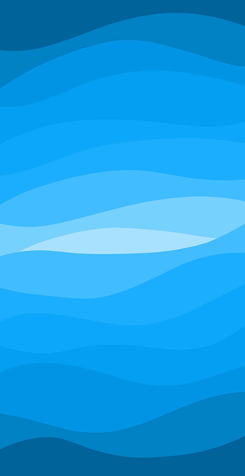 calming blue tones, abstract layered waves, digital ocean pattern, HD Phone Wallpaper