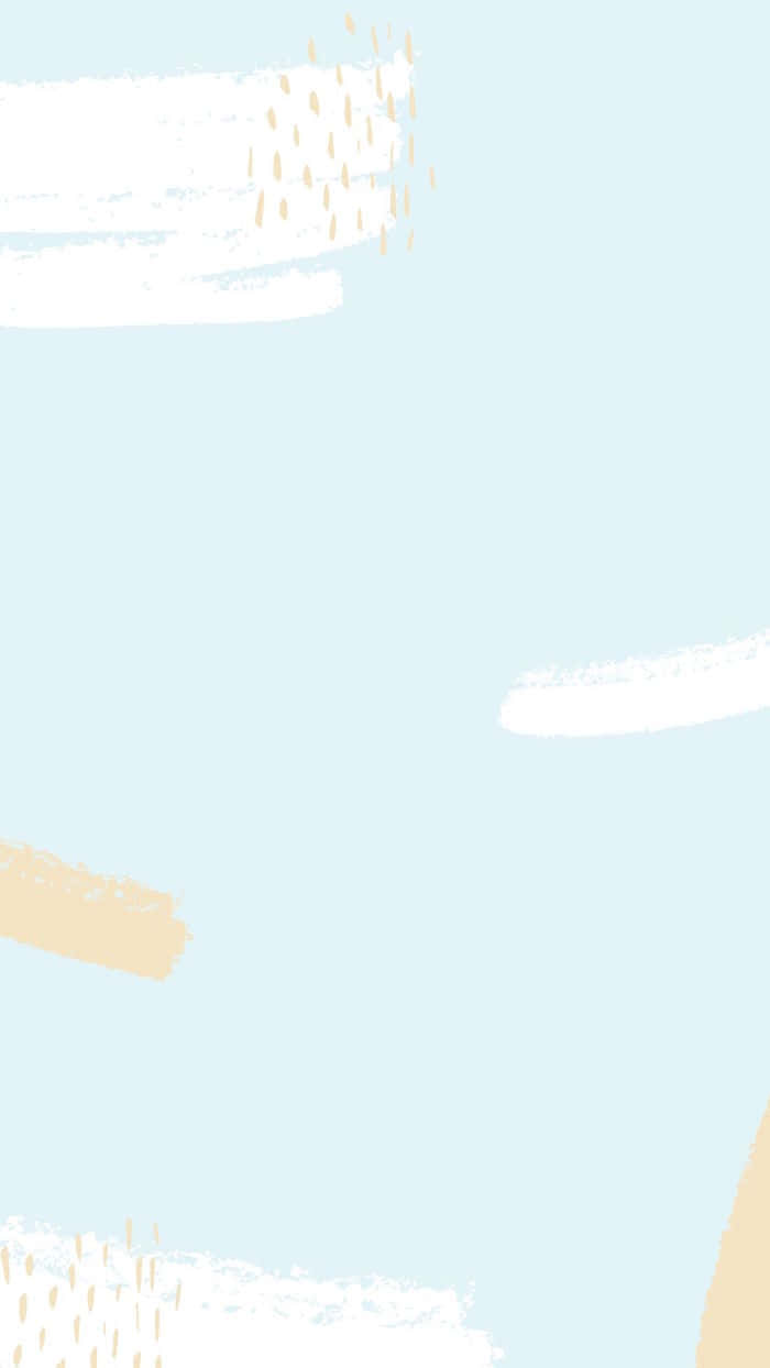 pastel blue, abstract white brushstroke, beige brushstroke, SD Phone Wallpaper