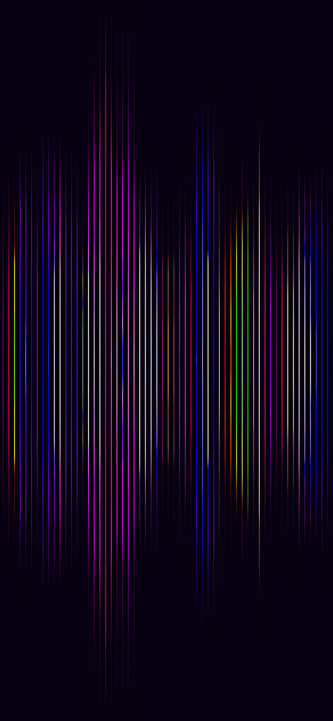 minimalist colorful, neon lines, deep black background, Full HD Phone Wallpaper