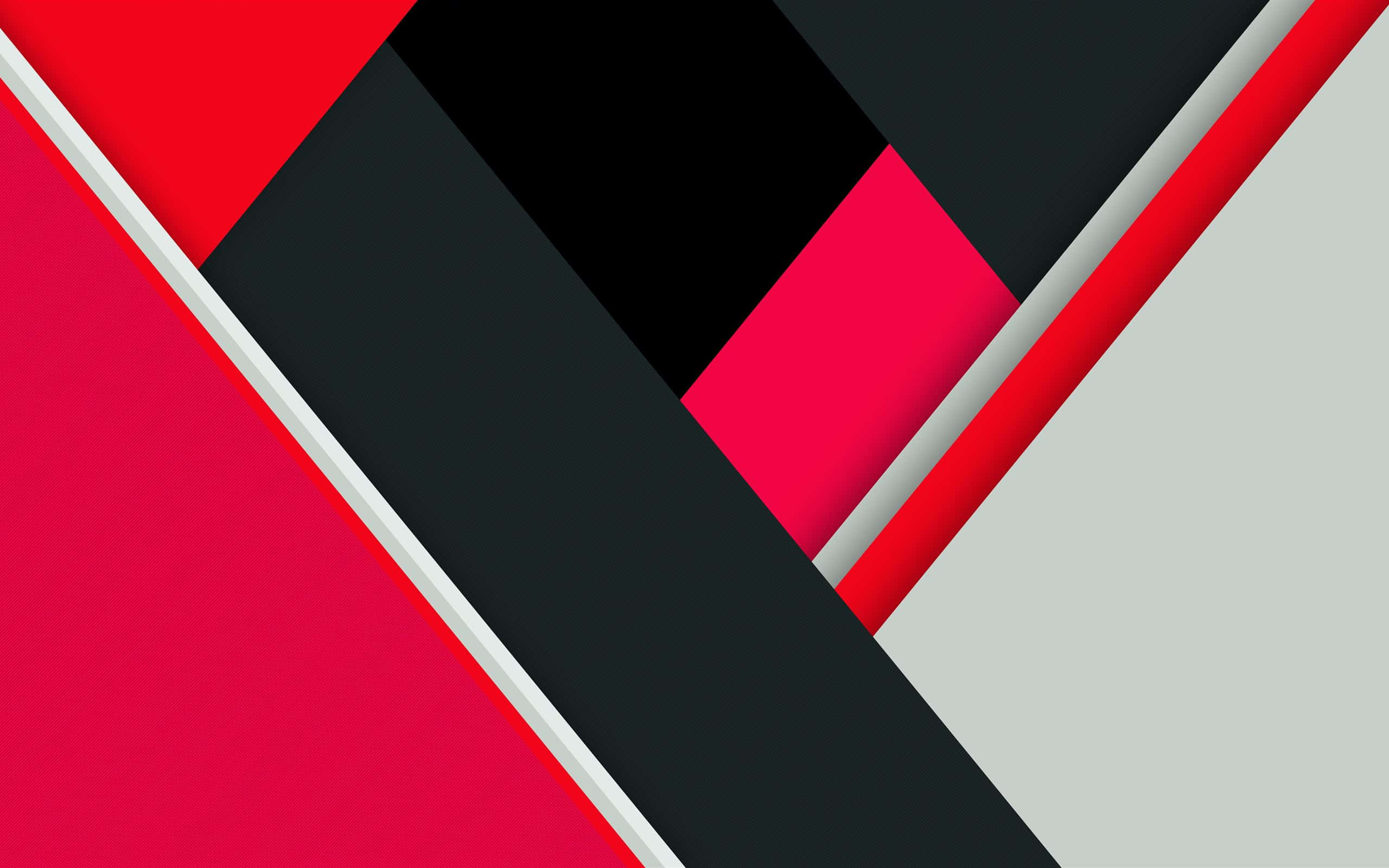 Minimalist Colorful, red, black, 2K Desktop Wallpaper