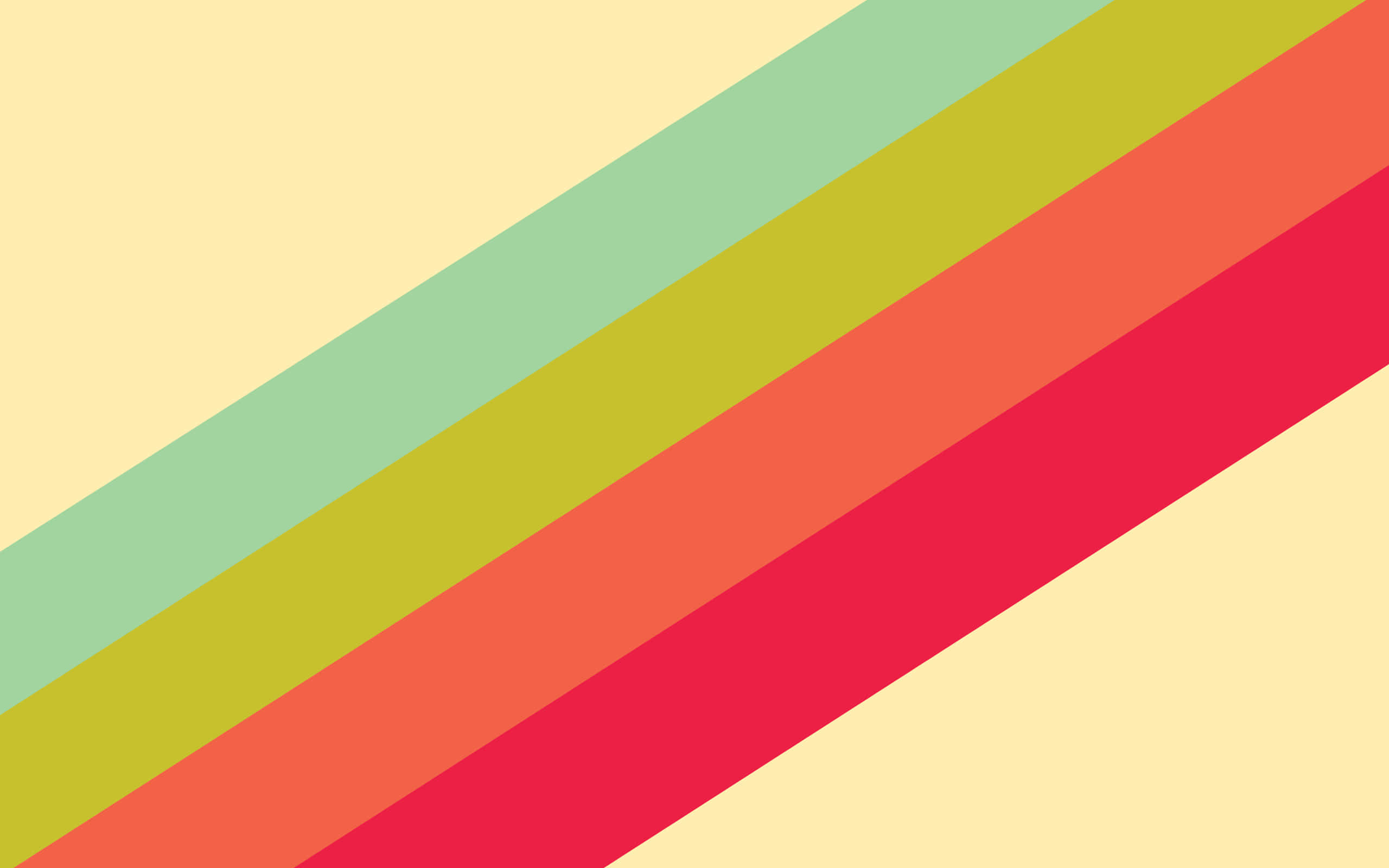 pastel green, yellow, orange, 2K Desktop Wallpaper