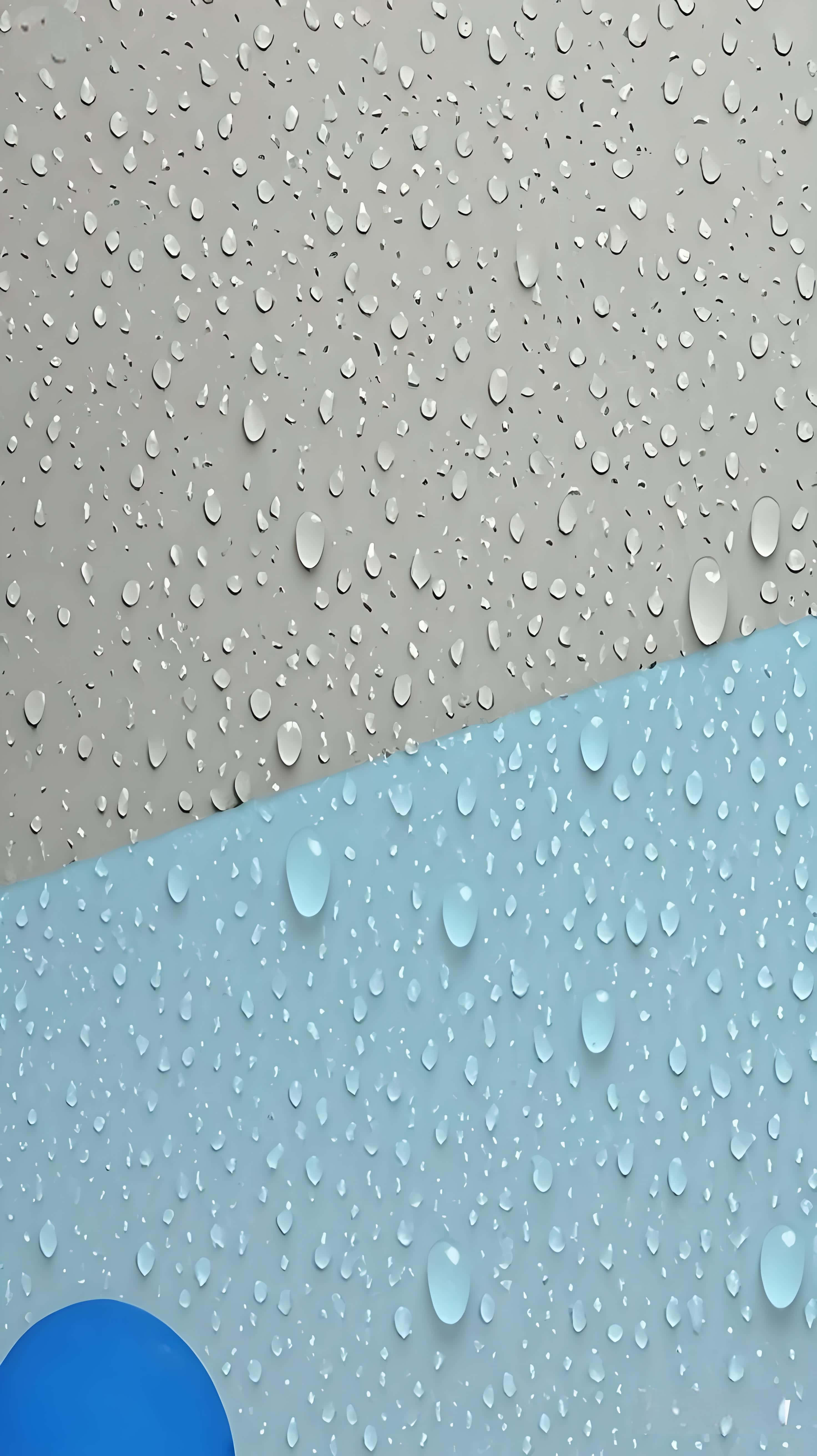 dual tone, gray and blue surfaces, bold blue circle, 5K Phone Wallpaper