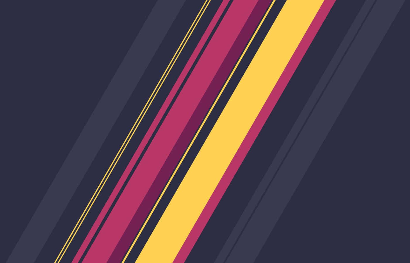 minimalist geometric, magenta, yellow, HD Desktop Wallpaper