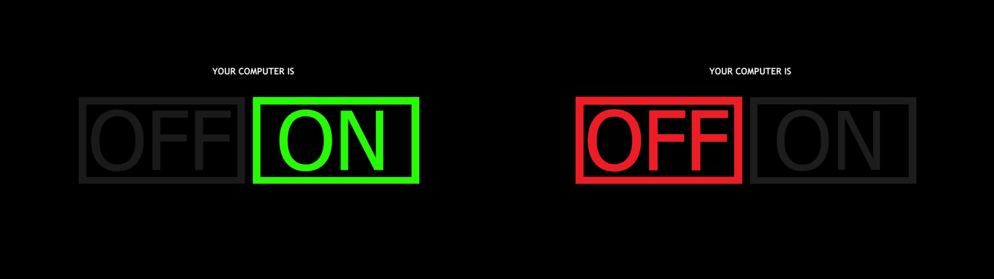 minimalist dual monitor, green, red, 4K Desktop Wallpaper