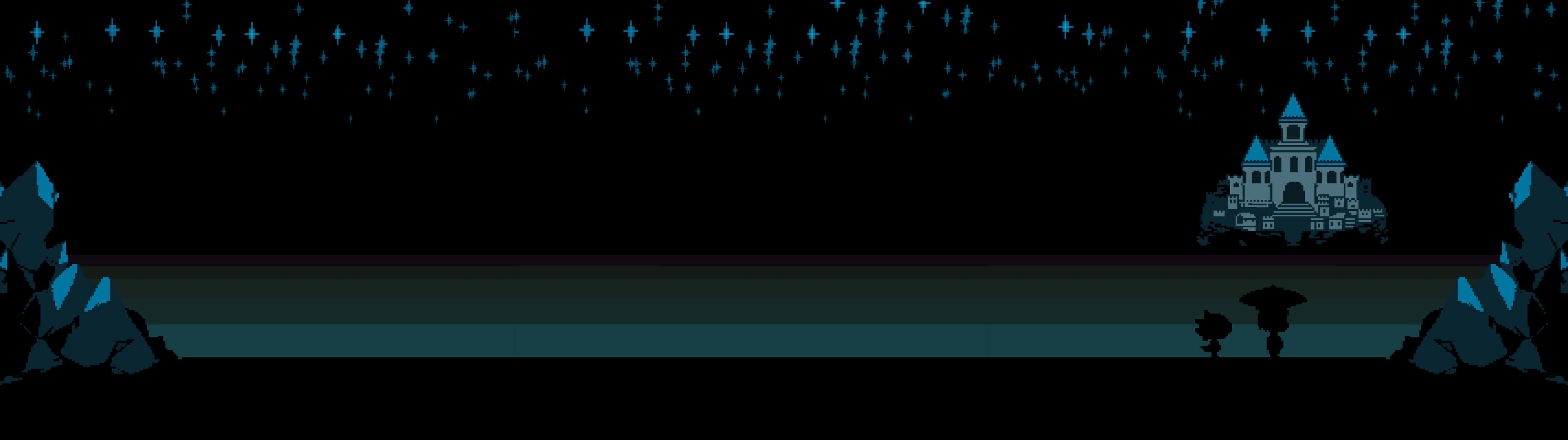 minimalist dual monitor, pixel-art silhouette, lone figure, 4K Desktop Wallpaper