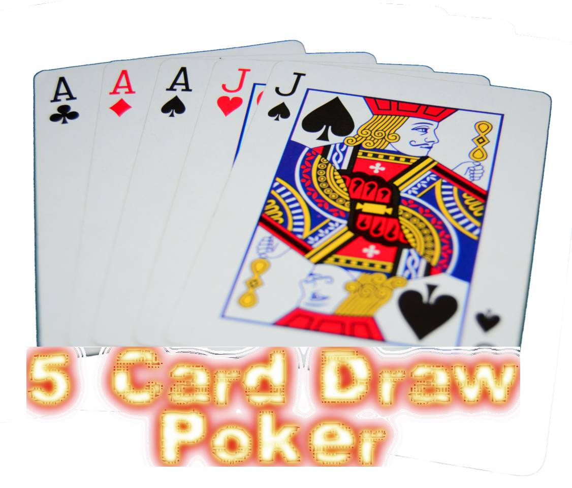 Five-Card Draw, 5 Card Draw Poker, three aces, SD Desktop Wallpaper