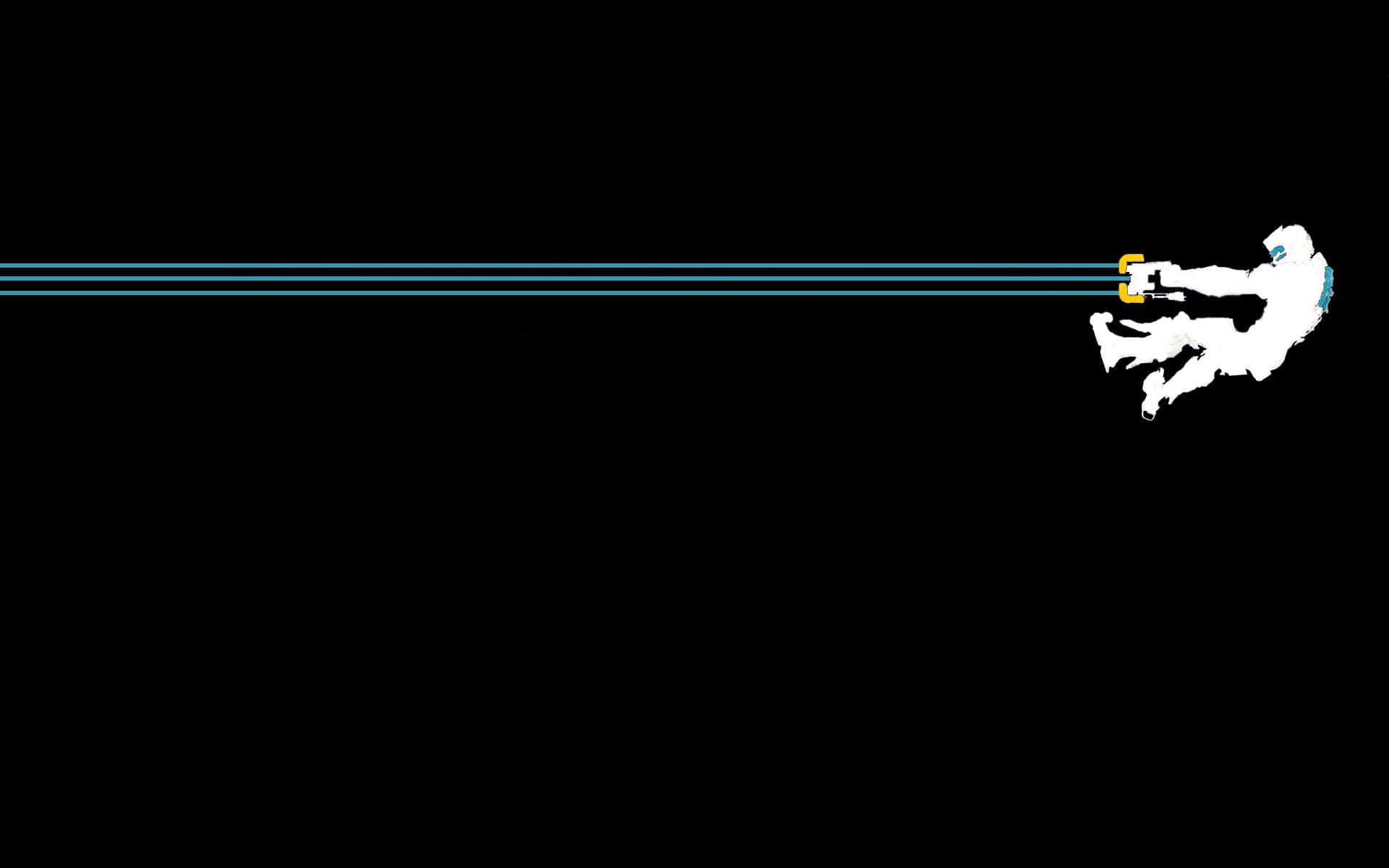 Minimalist Game, white silhouette, person, Full HD Desktop Wallpaper