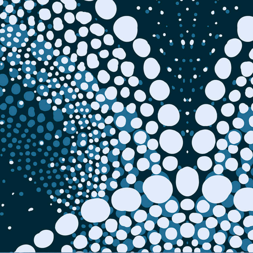 modest circular geometric design, white and teal circles, dark teal background, SD Desktop Wallpaper