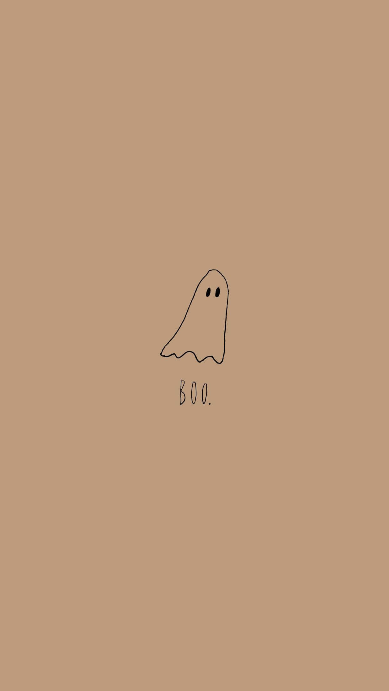 minimalist halloween, ghost, two eyes, Full HD Phone Wallpaper