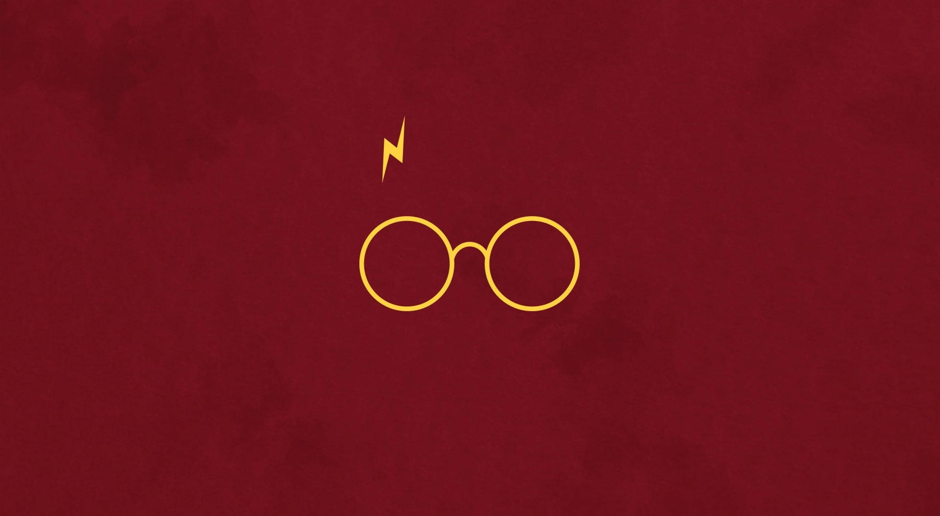 Harry Potter, round glasses, lightning bolt, Full HD Desktop Wallpaper