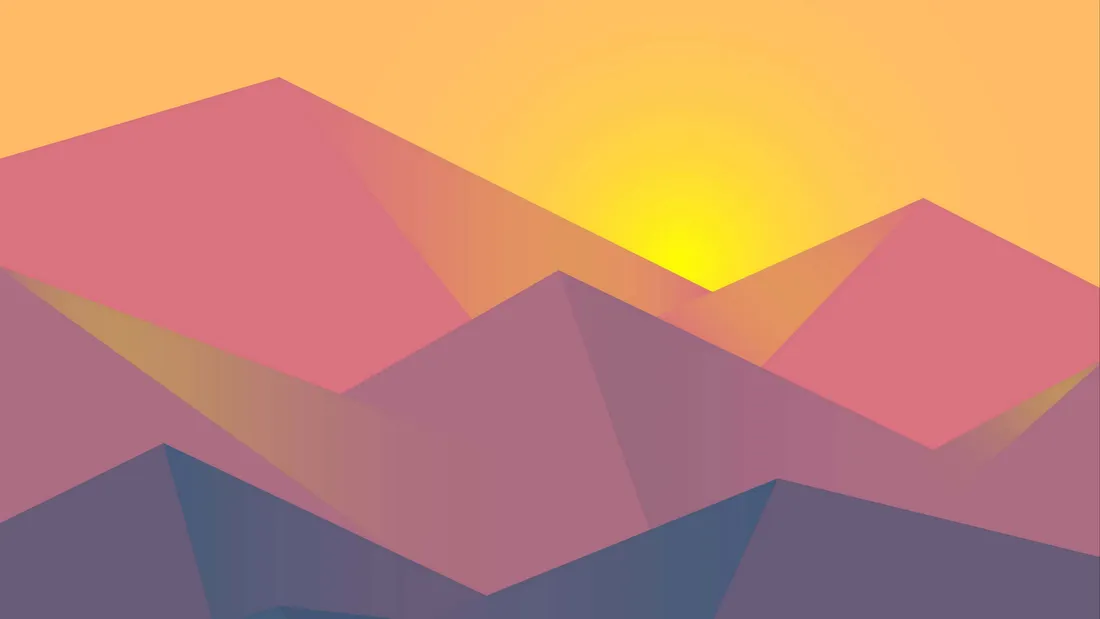 Minimalist HD Geometric Desktop