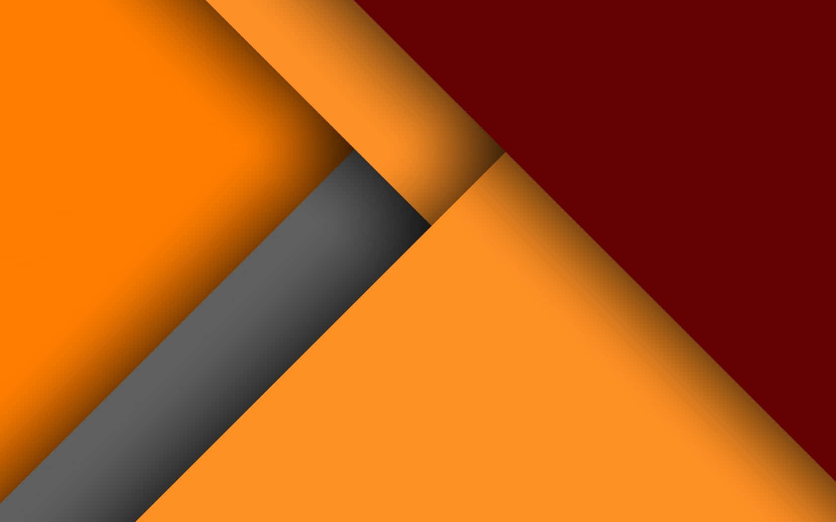 minimalist hd geometric desktop, orange, maroon, HD Desktop Wallpaper