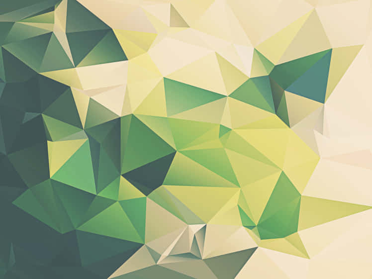 minimalist hd geometric desktop, green, cream, SD Desktop Wallpaper