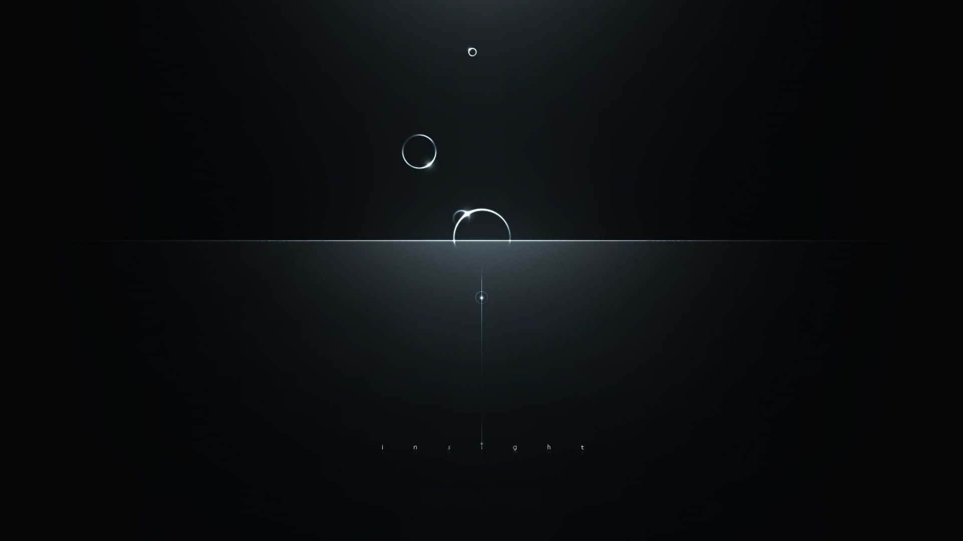 black background, circle, two circles, Full HD Desktop Wallpaper