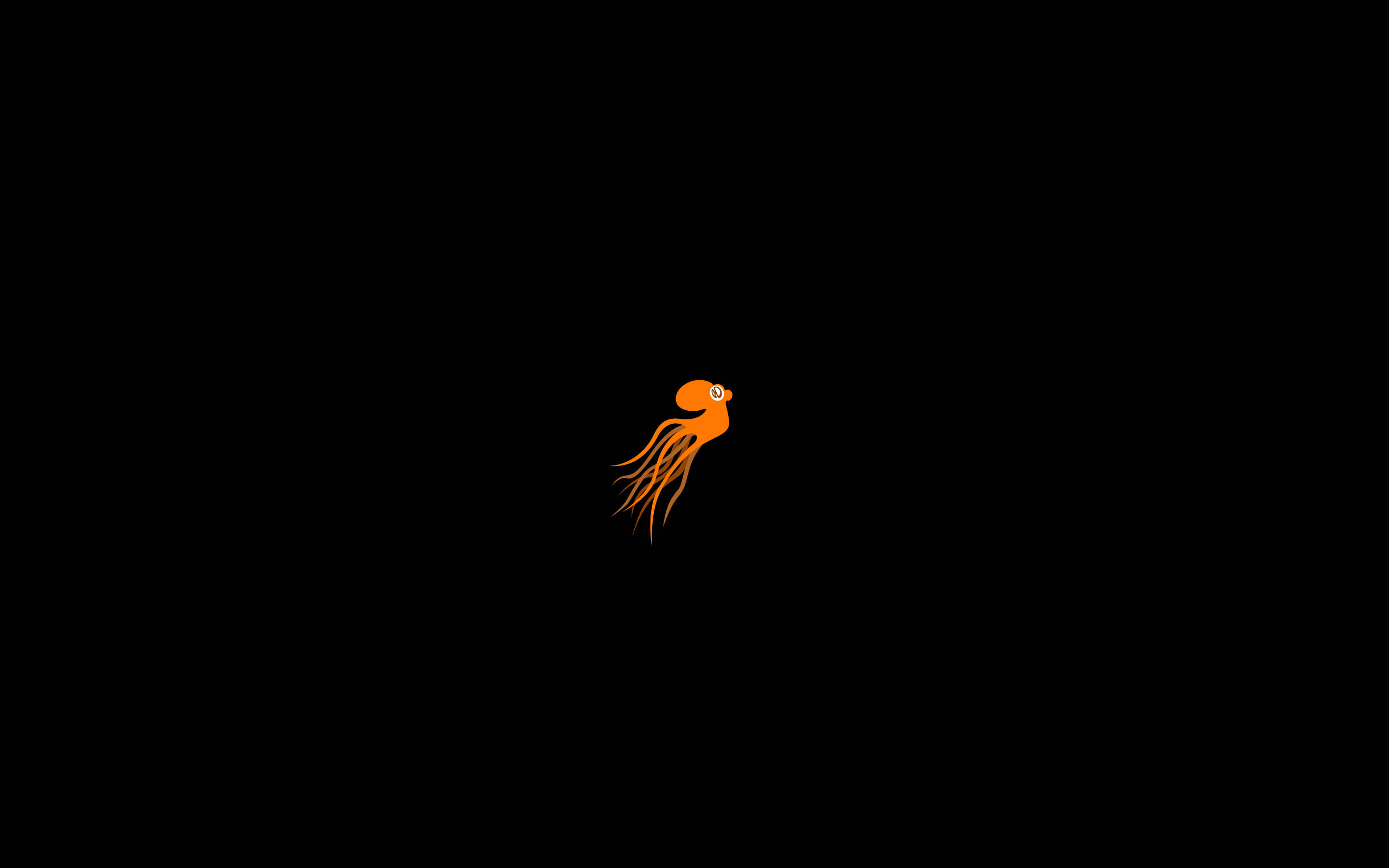 octopus, minimalist, iPad, 2K Desktop Wallpaper