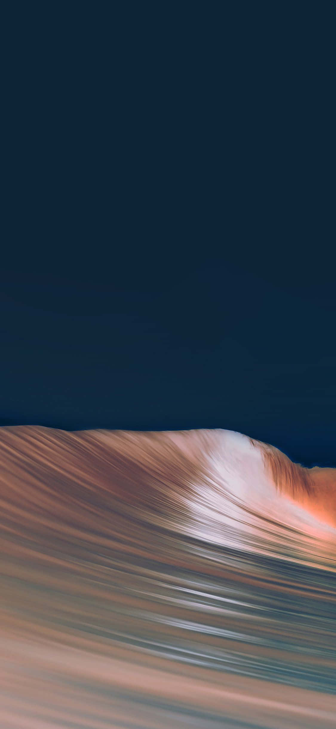iPhone X, minimalist, warm sunset hues, Full HD Phone Wallpaper