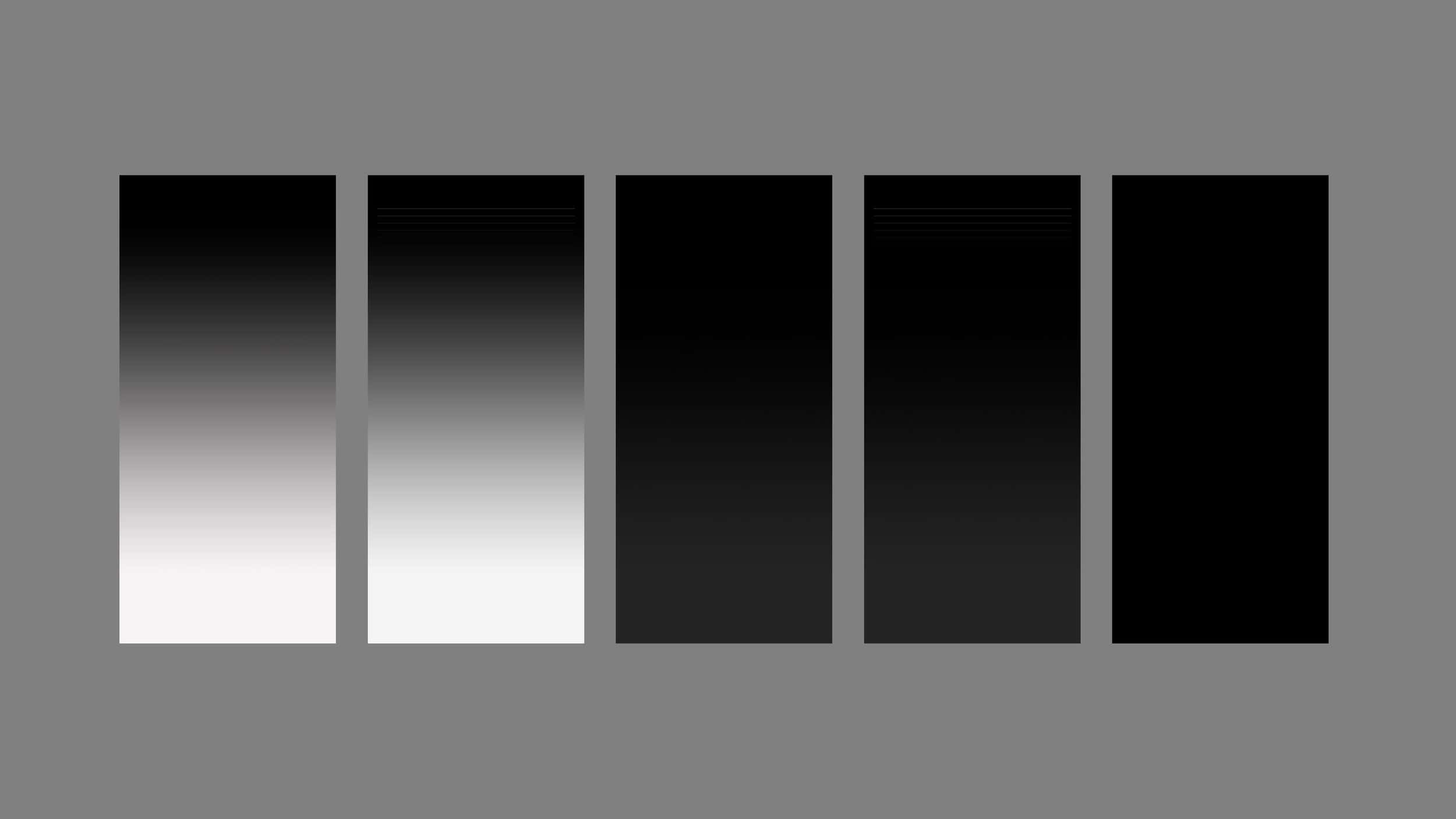 minimalist monochrome, gray background, five vertical gradient bars, Full HD Desktop Wallpaper