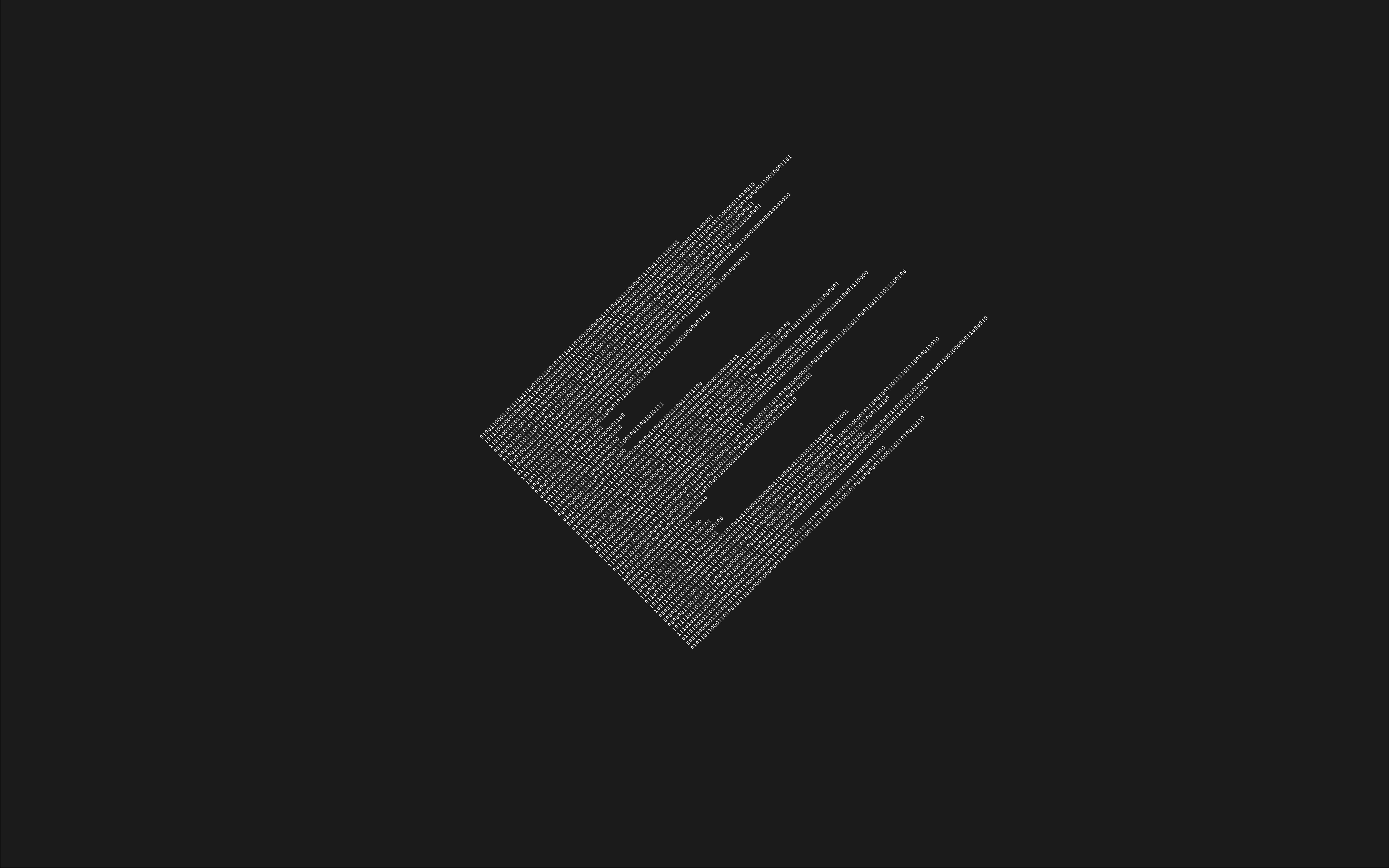minimalist monochrome, diagonal white lines, fragmented geometric shape, 5K Desktop Wallpaper