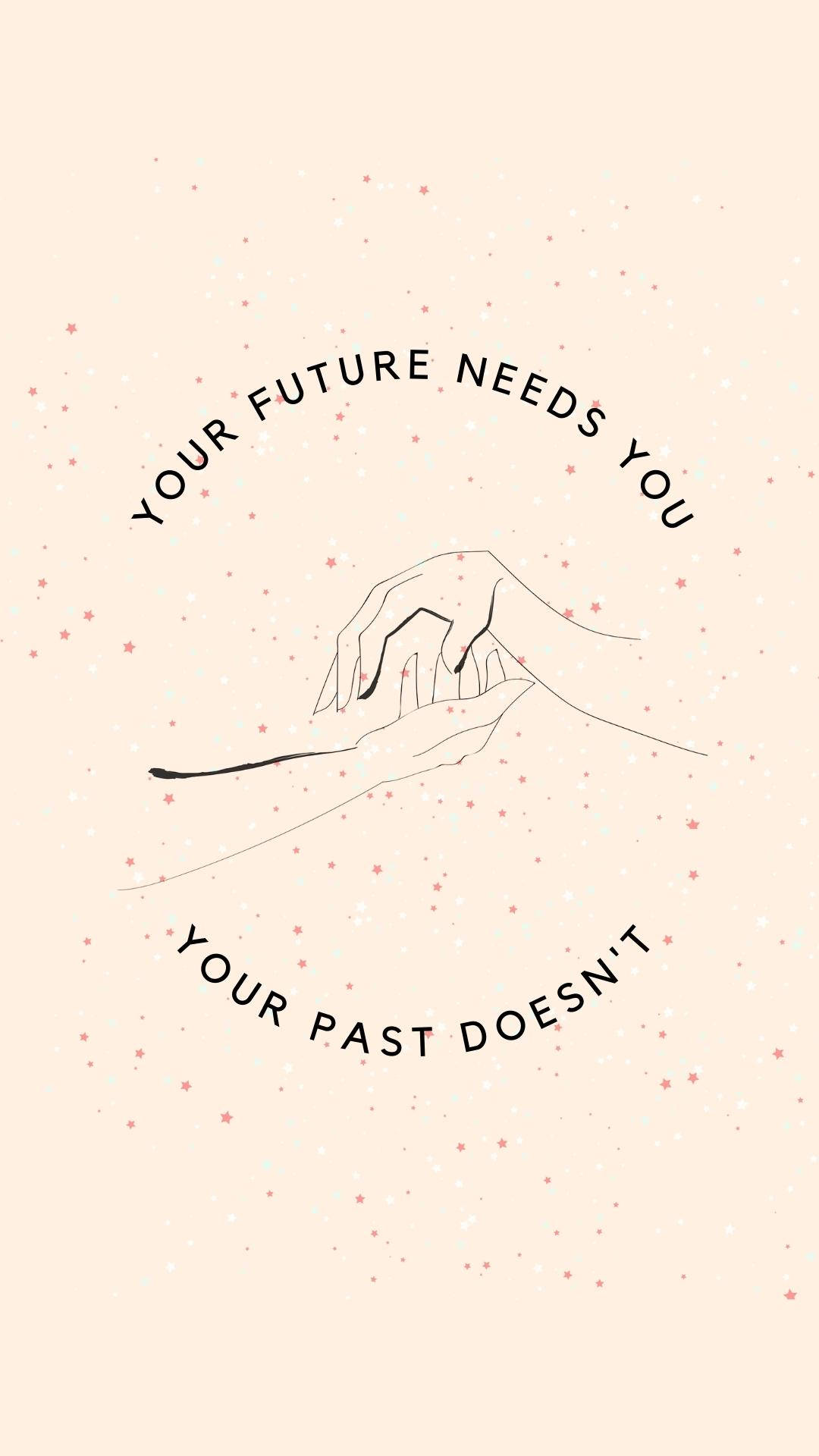 Minimalist line art, two hands gently touching, soft beige background, Full HD Phone Wallpaper