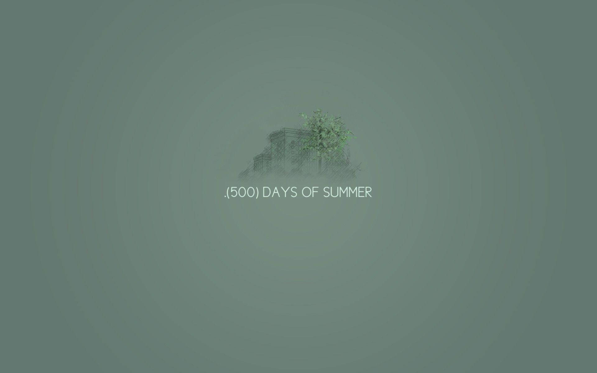 500 Days of Summer, minimalist, faded building, Full HD Desktop Wallpaper