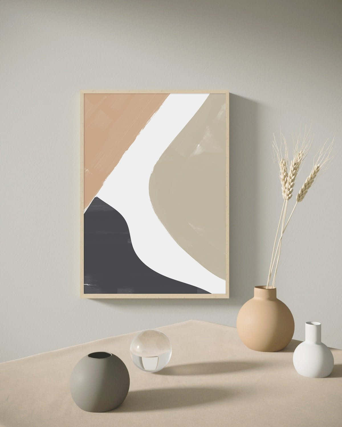 beige white, charcoal, beige table, HD Phone Wallpaper