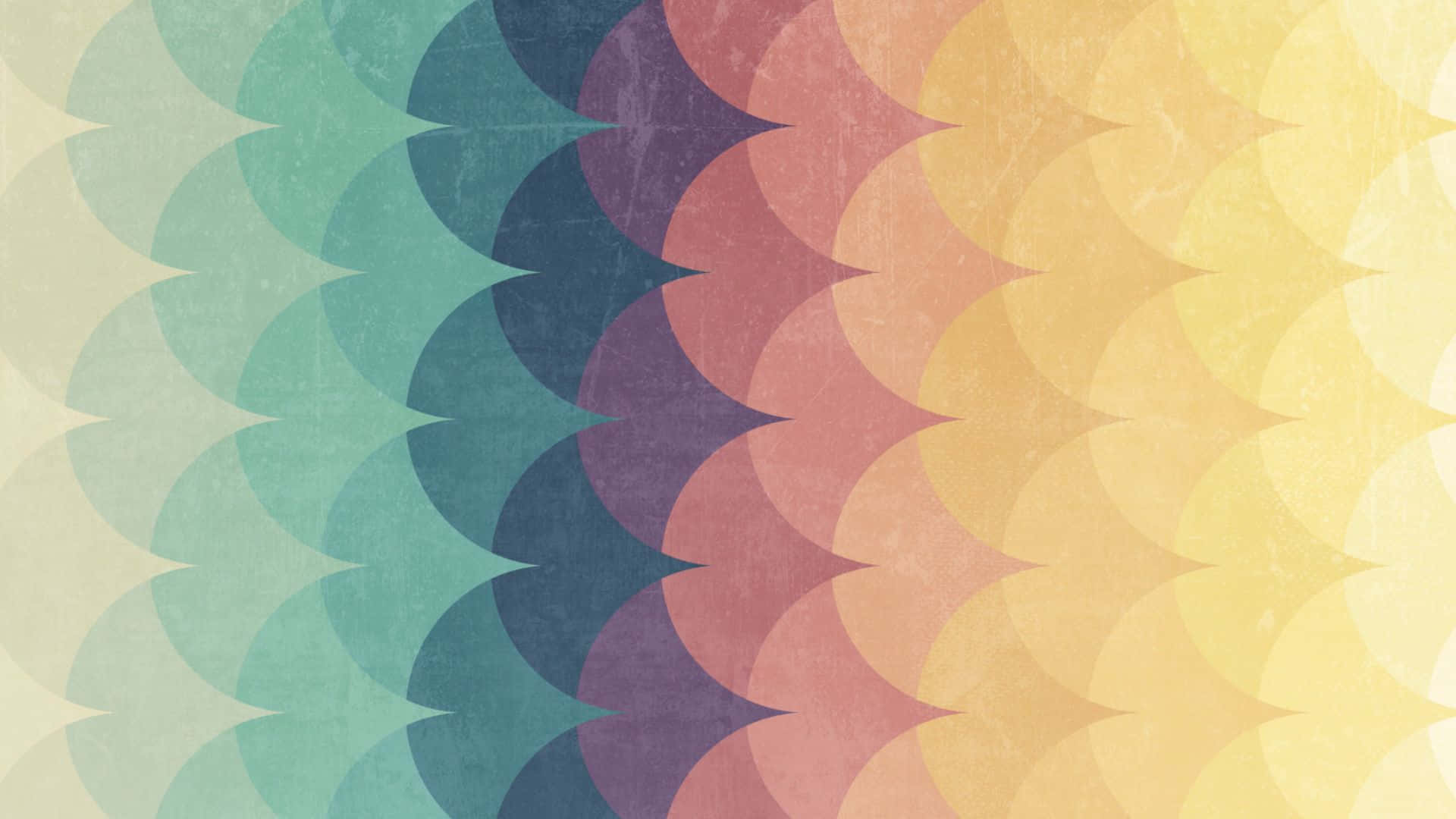 minimalist pattern, teal, yellow, Full HD Desktop Wallpaper