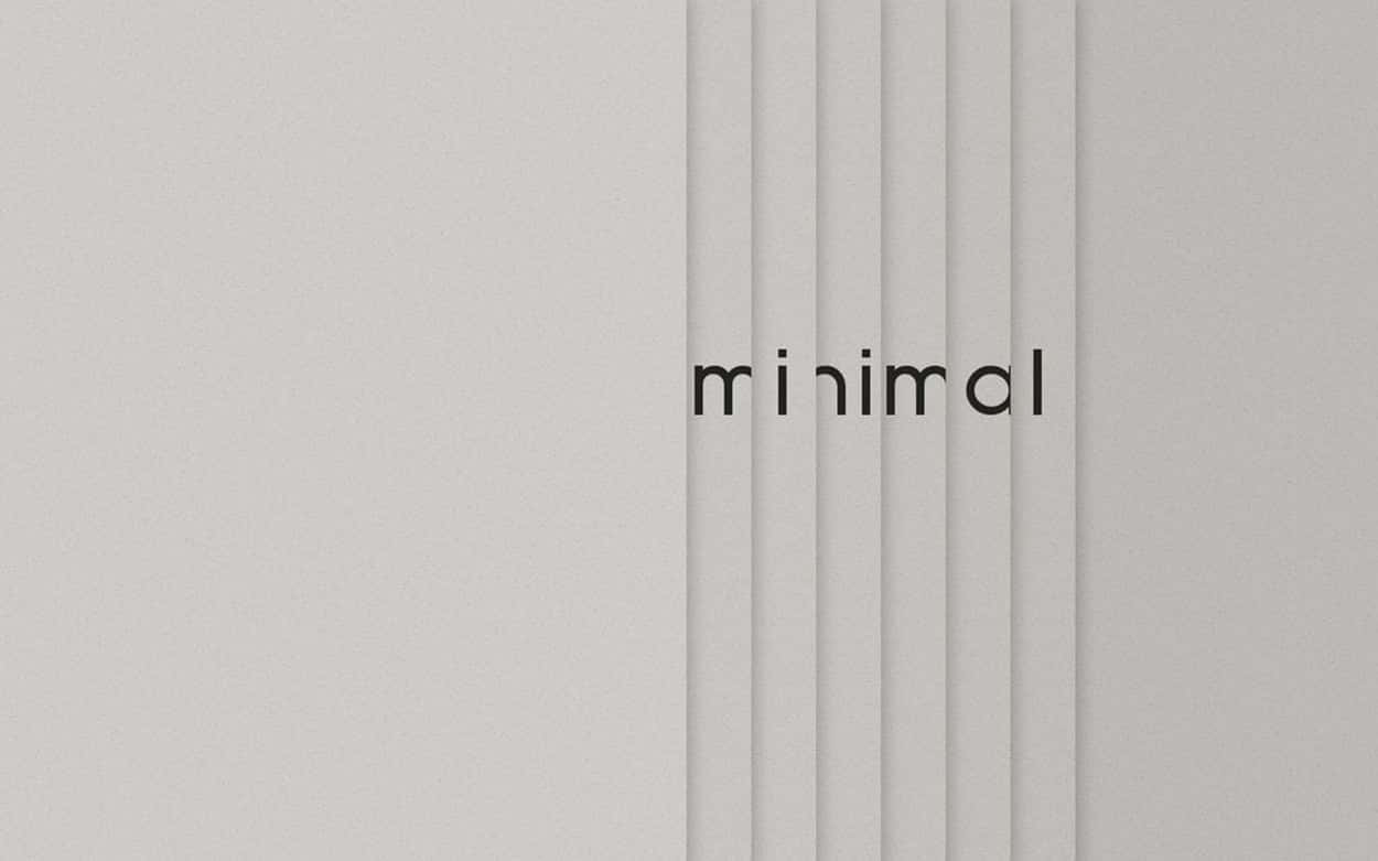minimalist design, white background, gray wall, SD Desktop Wallpaper