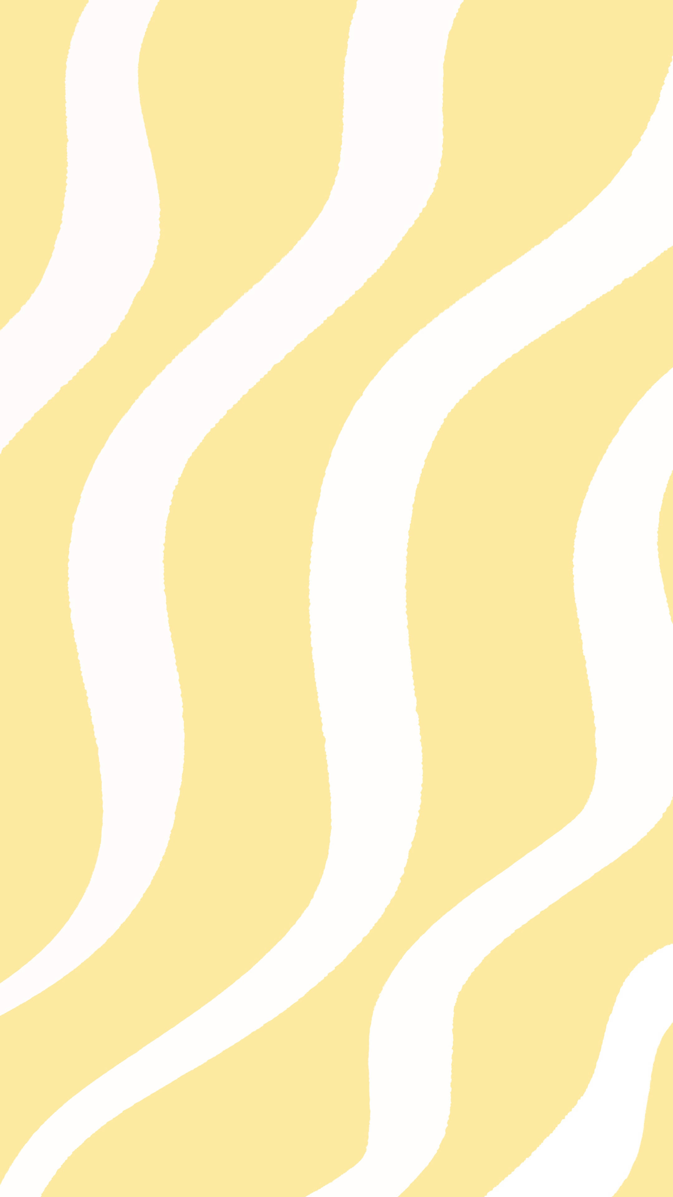 yellow pastel, soft yellow background, flowing white wavy lines, 4K Phone Wallpaper