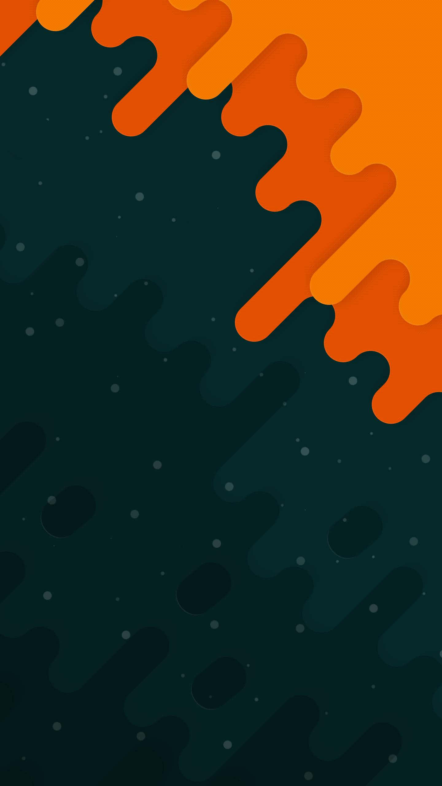 minimalist pattern, 1440 x 2560, vibrant orange, 2K Phone Wallpaper
