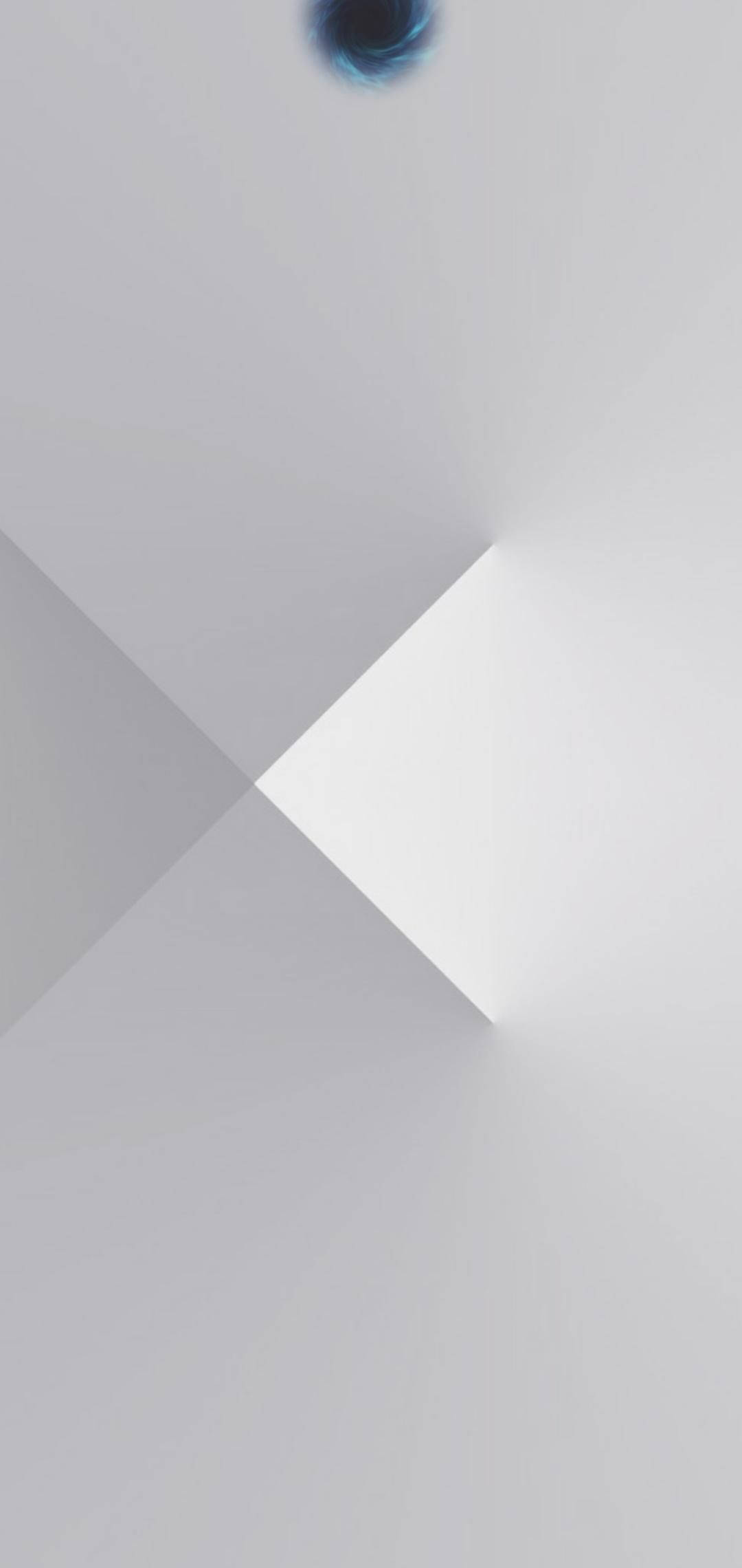 water drop notch, white, soft gray tones, Full HD Phone Wallpaper
