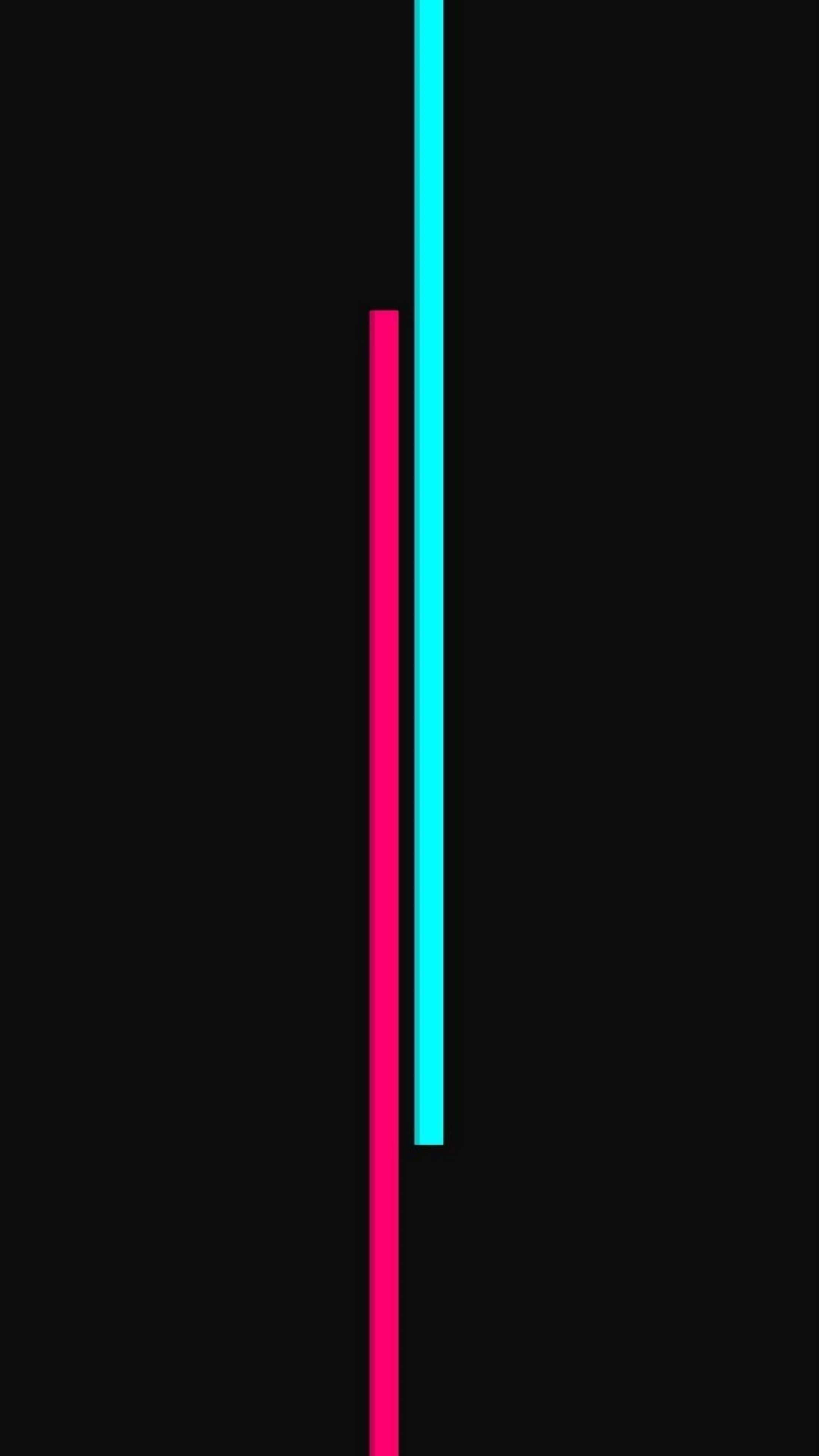 neon lines, pink, cyan, 4K Phone Wallpaper