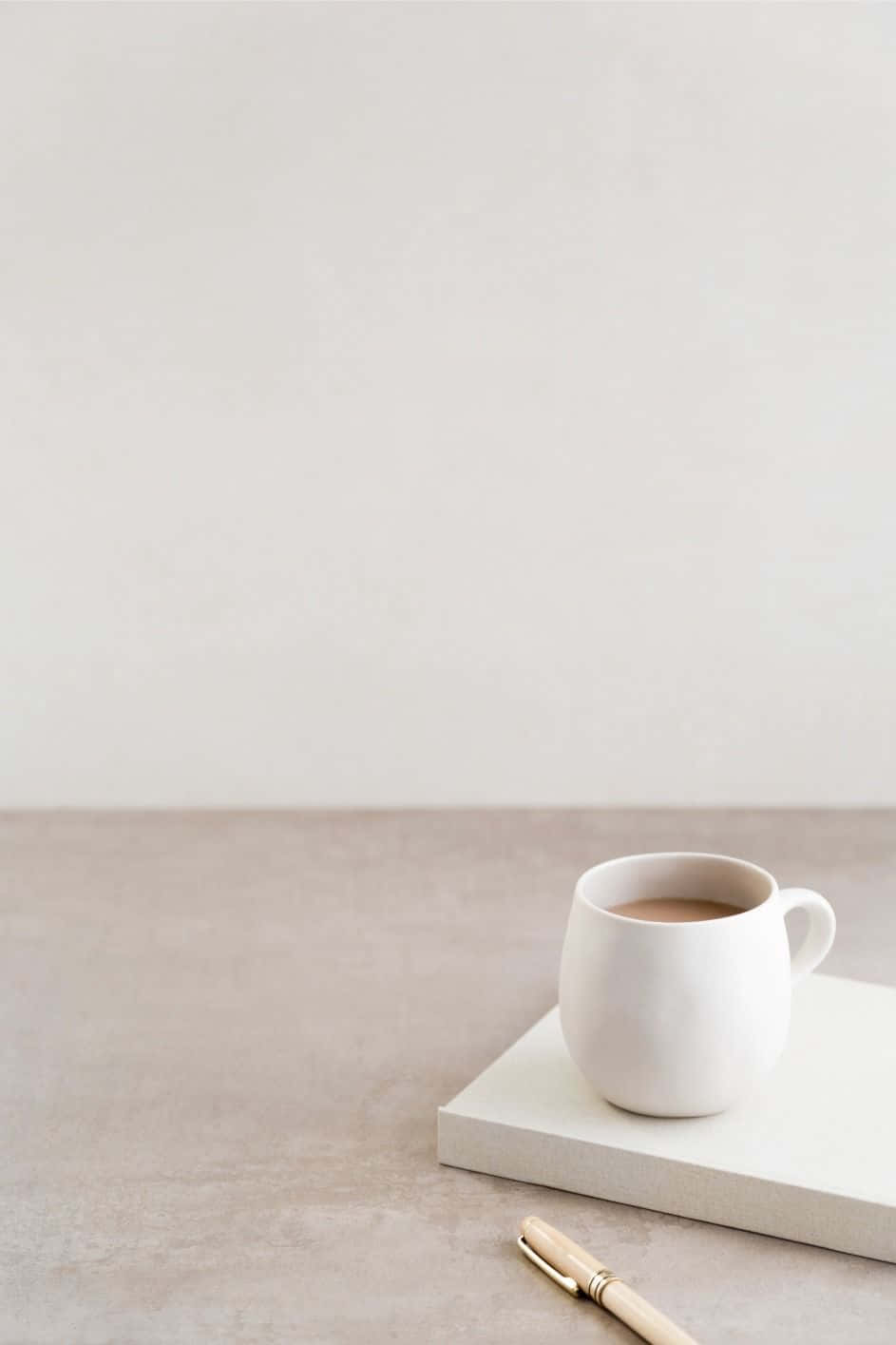 minimalist photography, white ceramic mug, coffee, HD Phone Wallpaper
