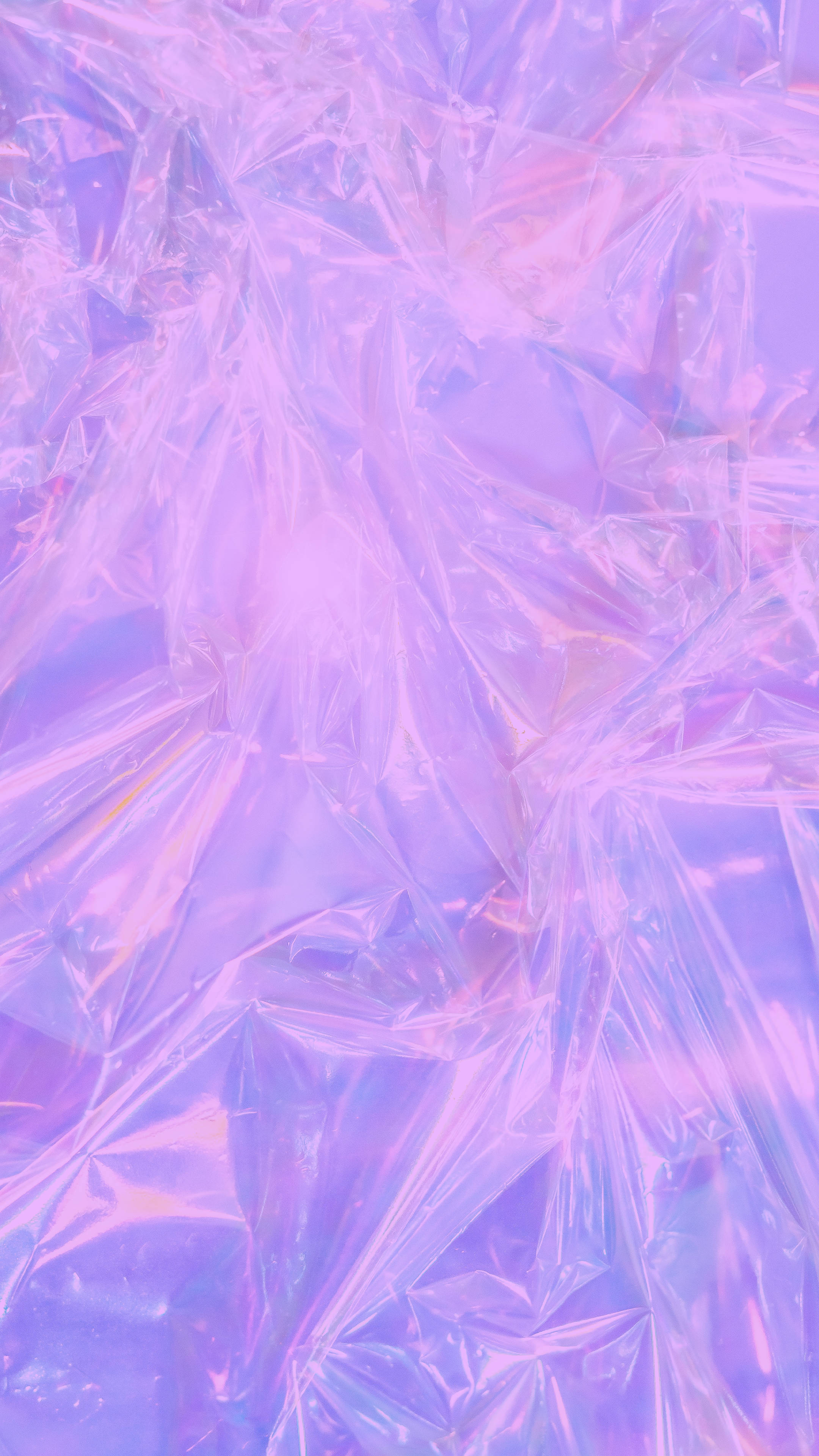 purple pastel minimalist aesthetic, crinkled holographic foil, soft lavender, 4K Phone Wallpaper