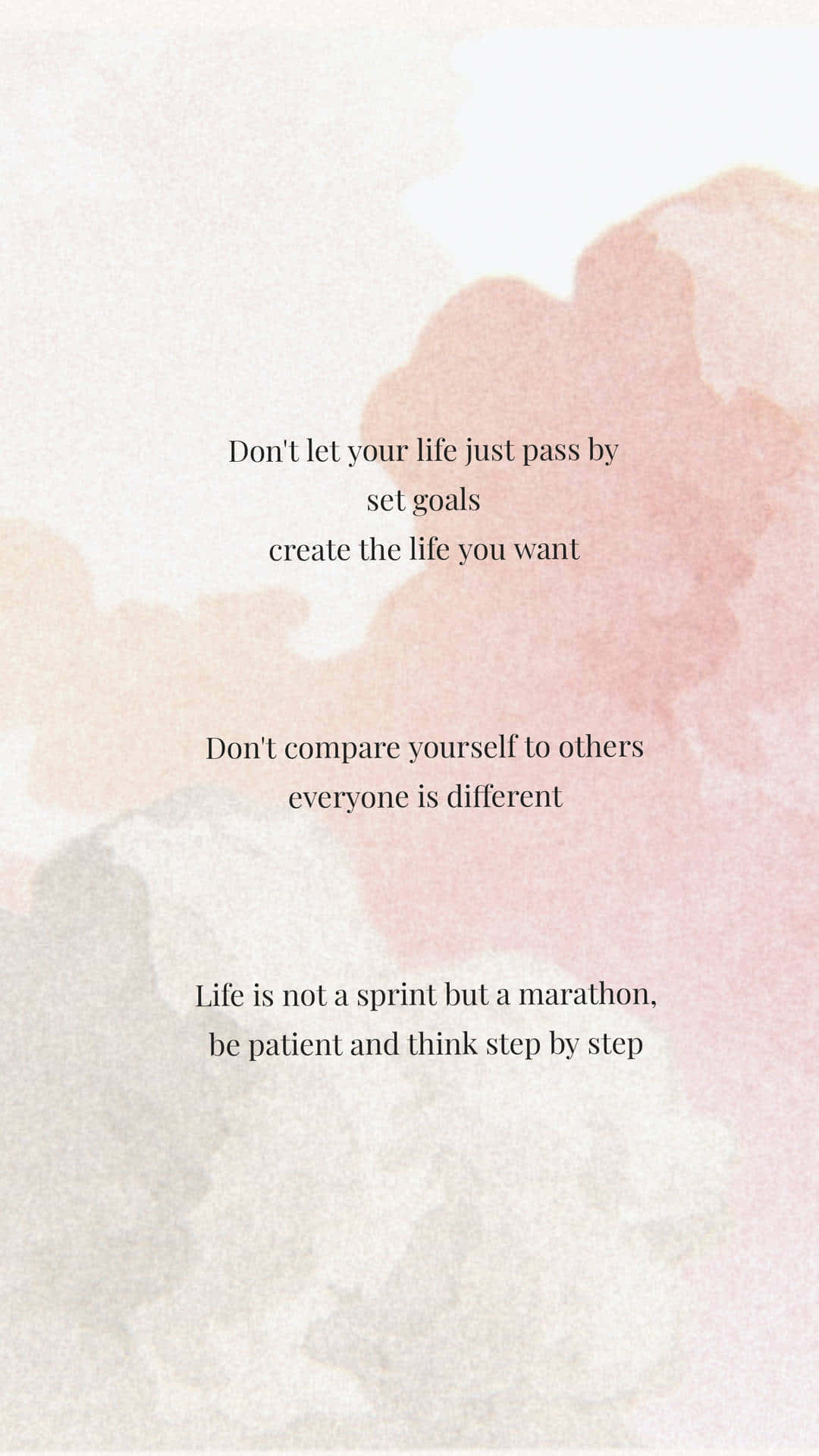 minimalist quote, pink, beige, Full HD Phone Wallpaper