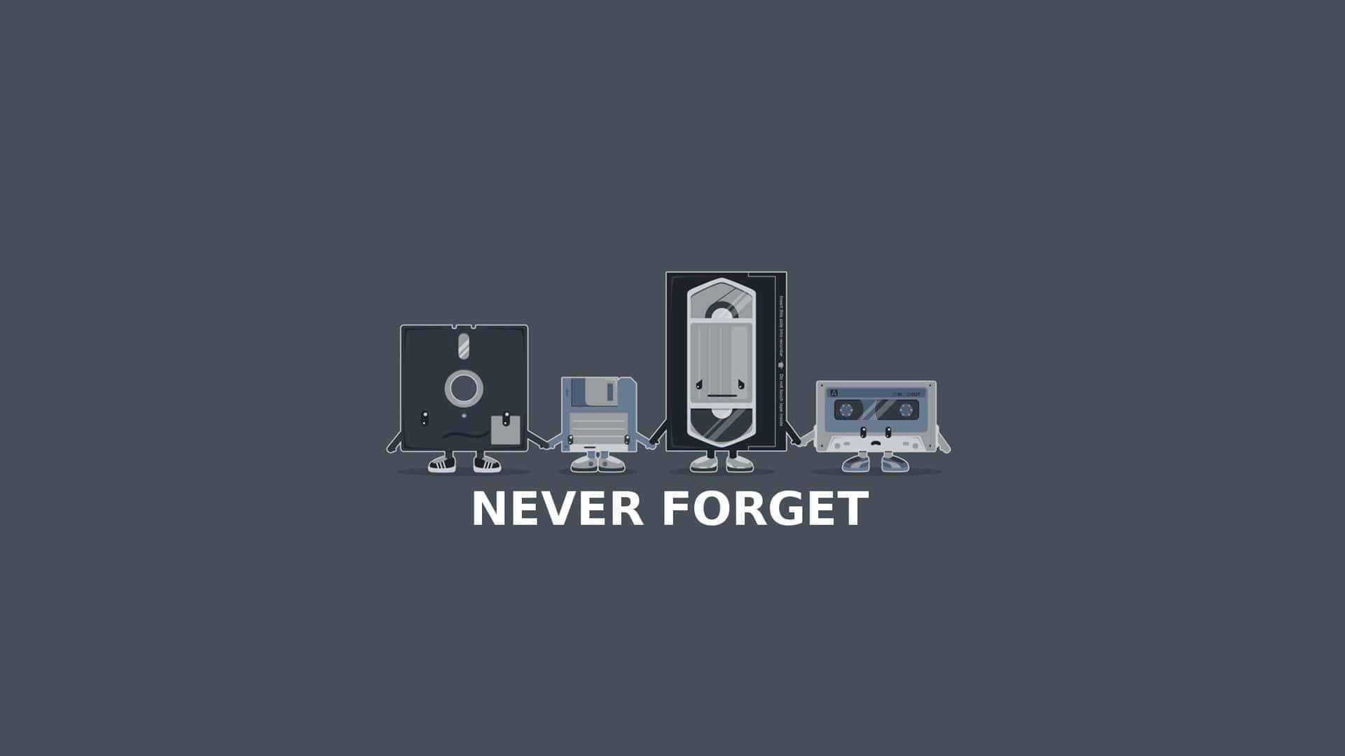 Minimalist Quote, 1920 x 1080, vintage data storage devices, Full HD Desktop Wallpaper