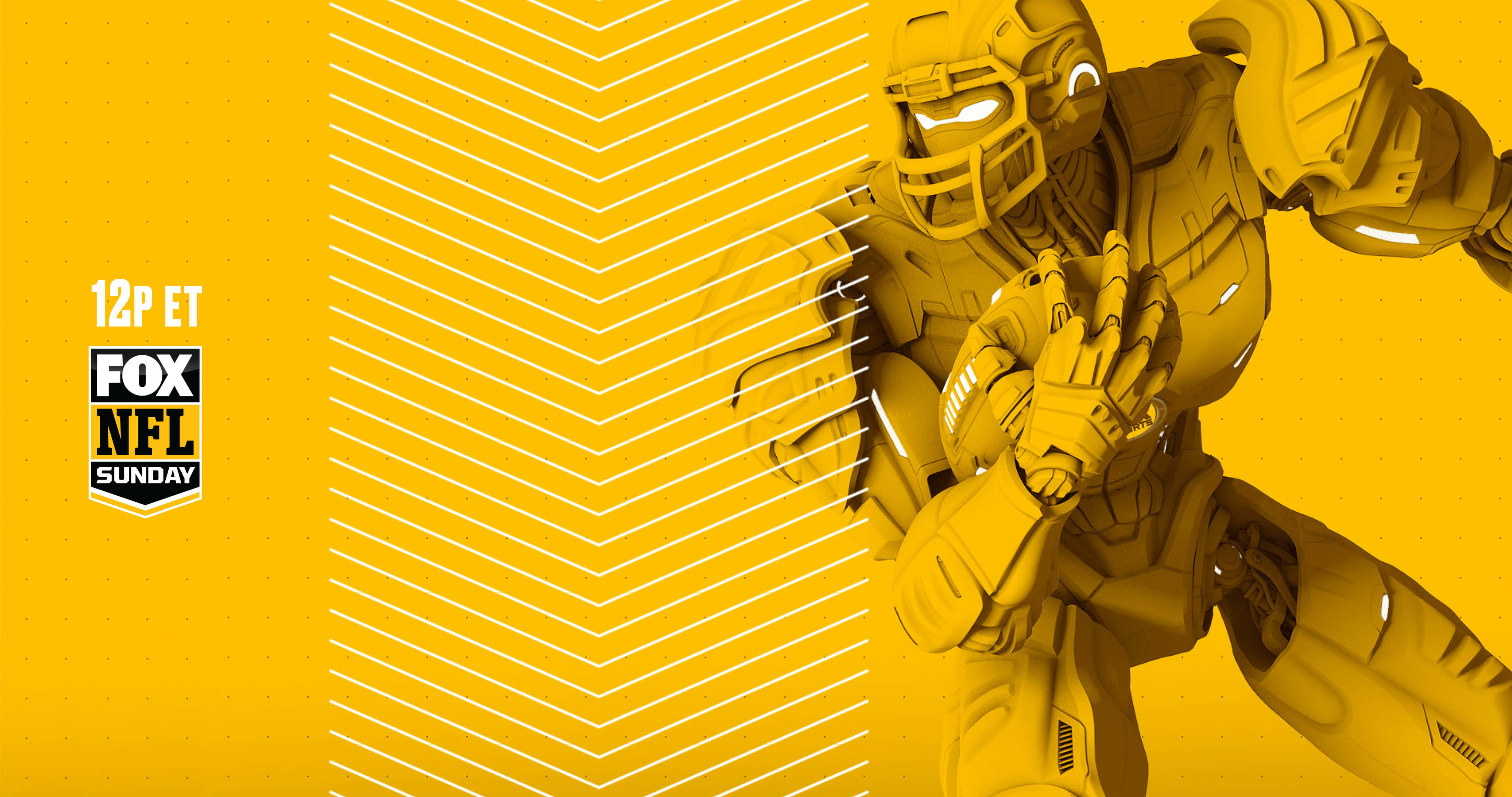 yellow armored football player, running pose, bold yellow background, 4K Desktop Wallpaper