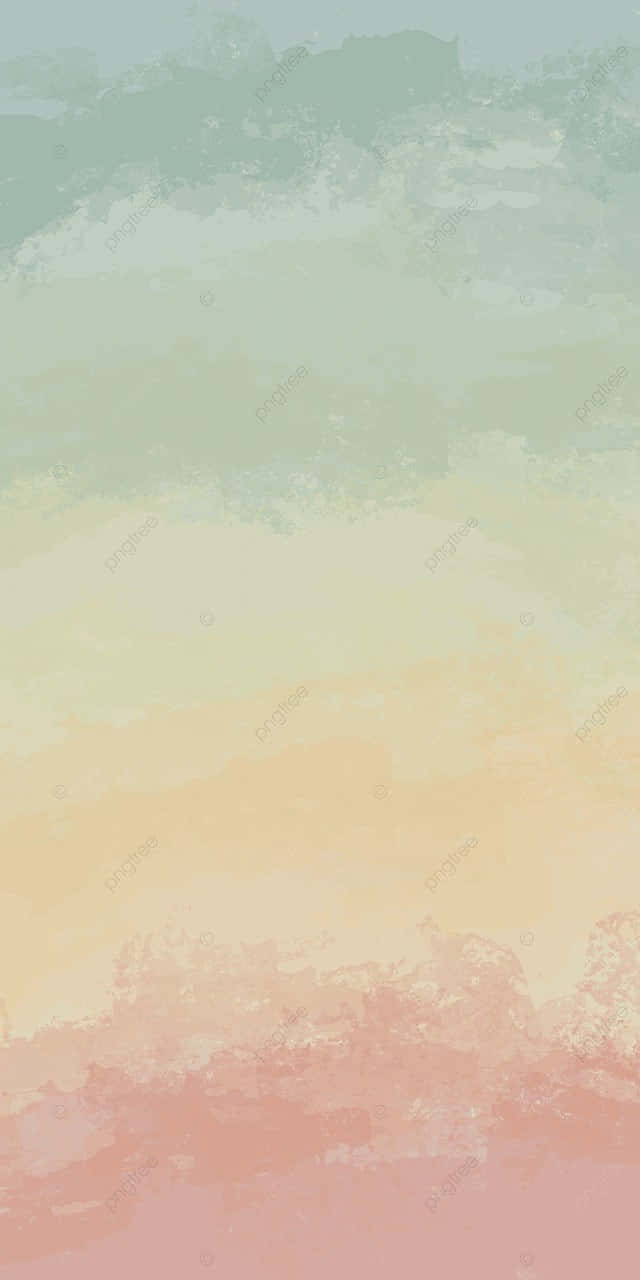 pastel sunset gradient, mint green, peach, HD Phone Wallpaper