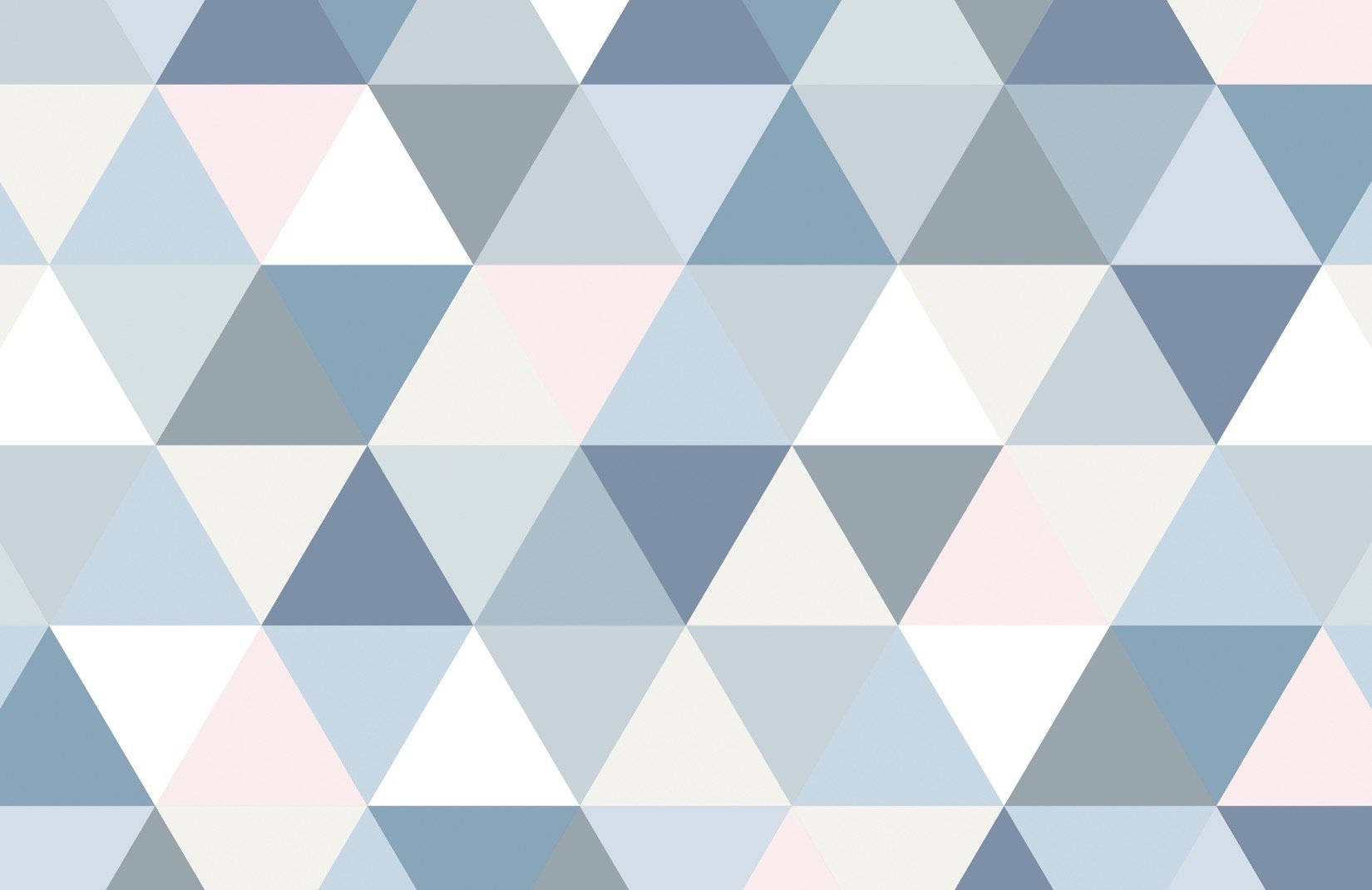 pastel teal, soft blue gray, blush pink, HD Desktop Wallpaper