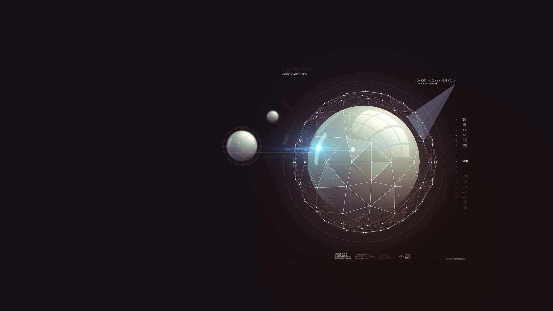 futuristic digital globe, glowing lines, data readouts, Full HD Desktop Wallpaper