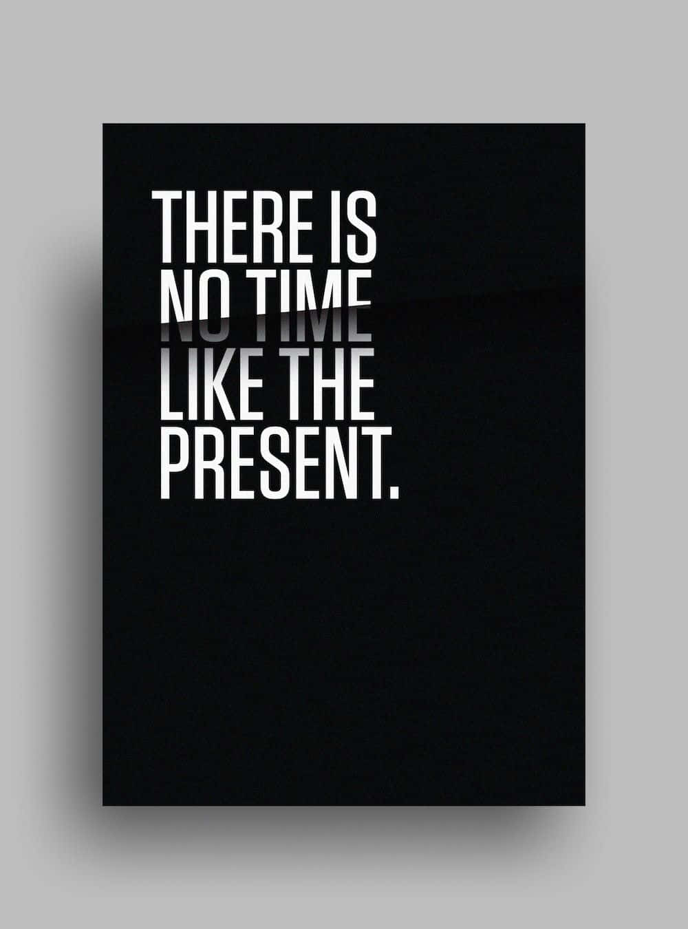 Minimalist Typography, white text, black poster, HD Phone Wallpaper