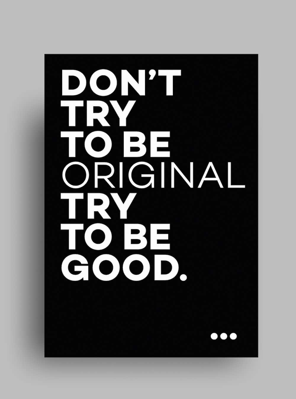 Minimalist Typography, white text, black background, HD Phone Wallpaper