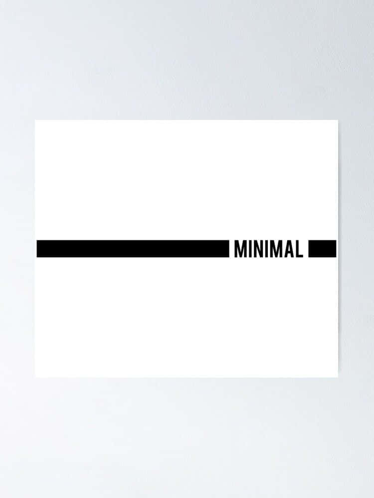 minimal, bold black text, thick black bars, SD Phone Wallpaper